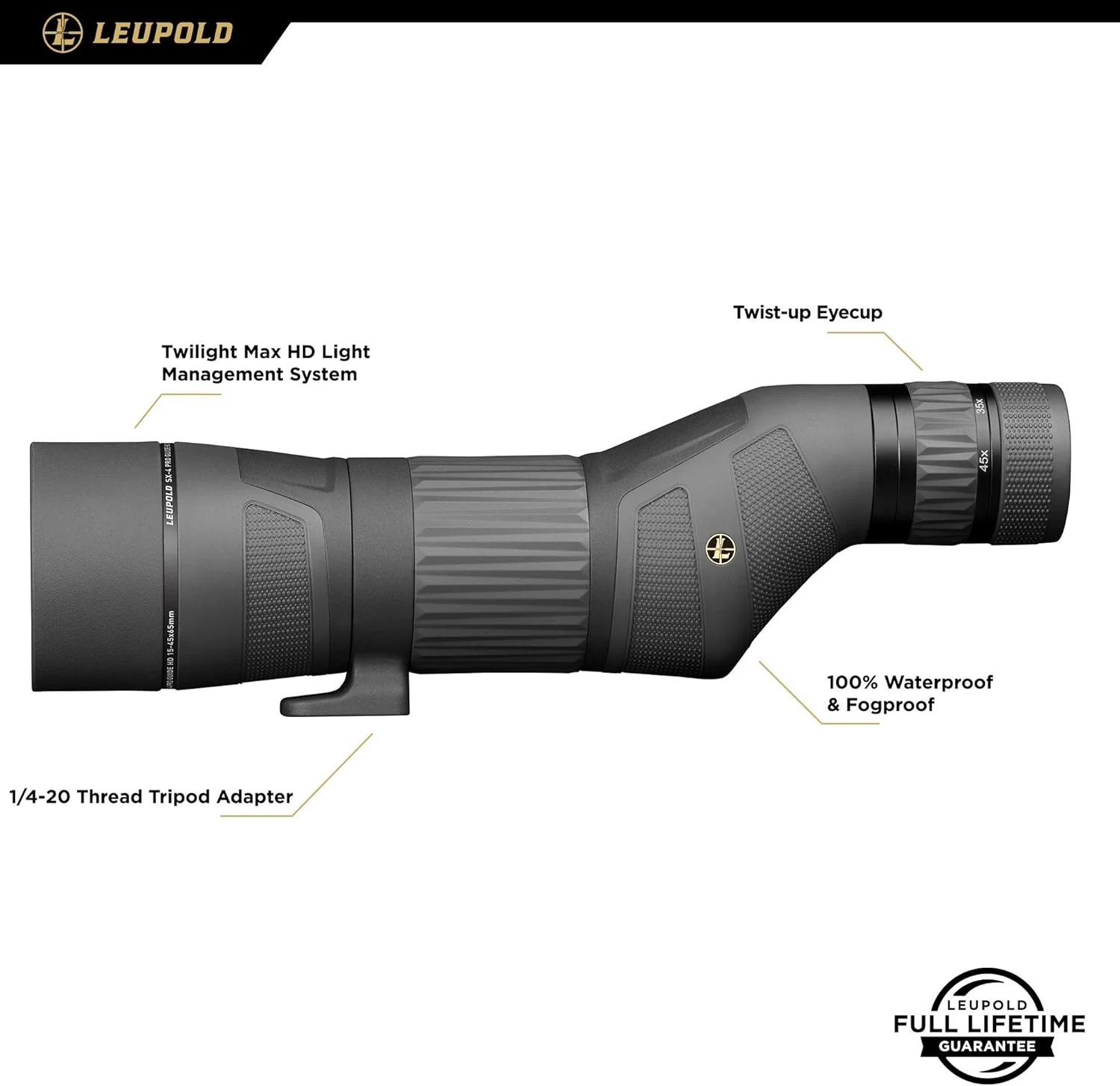 دوربین چشمی لوپولد SX-4 Pro Guide HD 15-45x65mm دوربین چشمی لوپولد SX-4 Pro Guide HD 15-45x65mm