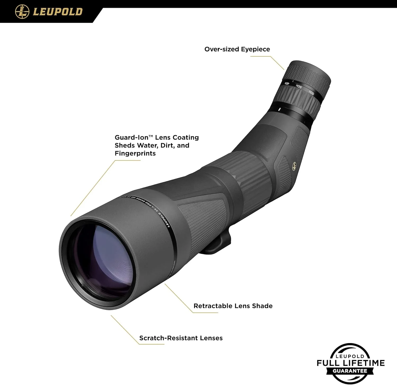 دوربین چشمی لئوپولد SX-4 Pro Guide HD 20-60x85 میلیمتری دوربین چشمی لئوپولد SX-4 Pro Guide HD 20-60x85 میلیمتری