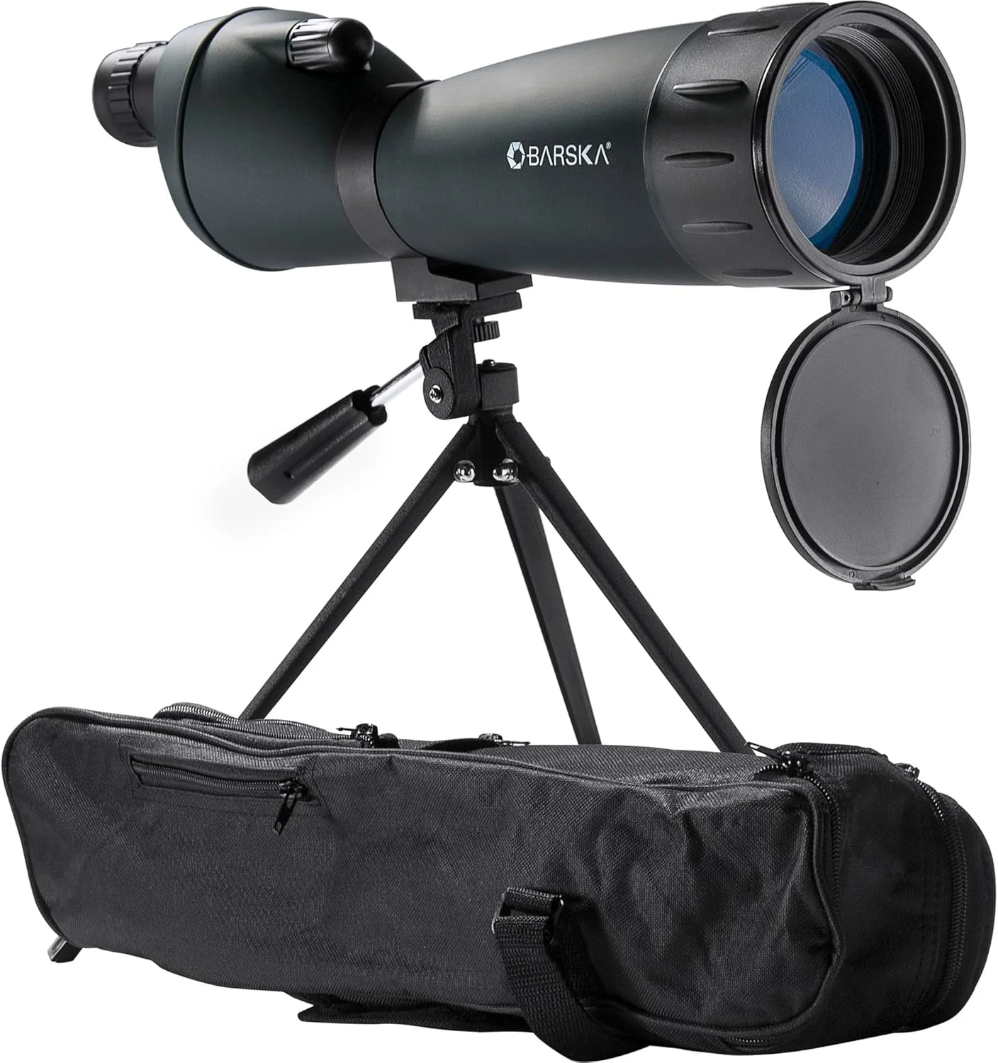 تلسکوپ دیدبانی 75 میلی‌متری Colorado BARSKA با بزرگنمایی 25-75 برابر، مشکی