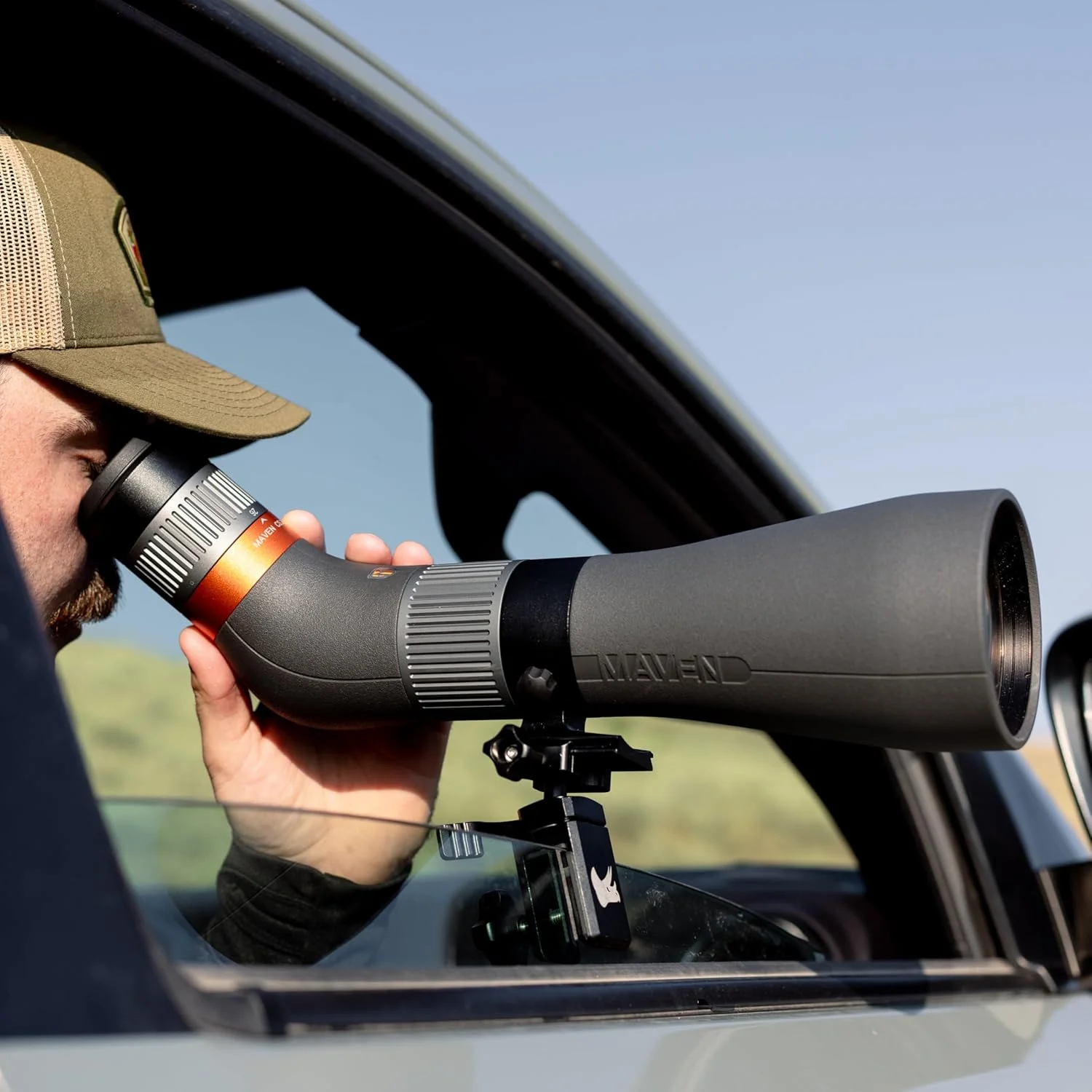 تلسکوپ دیدهبانی ماون مدل CS.2 26-66 x 85mm با لنز ED، خاکستری/نارنجی تلسکوپ دیدهبانی ماون مدل CS.2 26-66 x 85mm با لنز ED، خاکستری/نارنجی