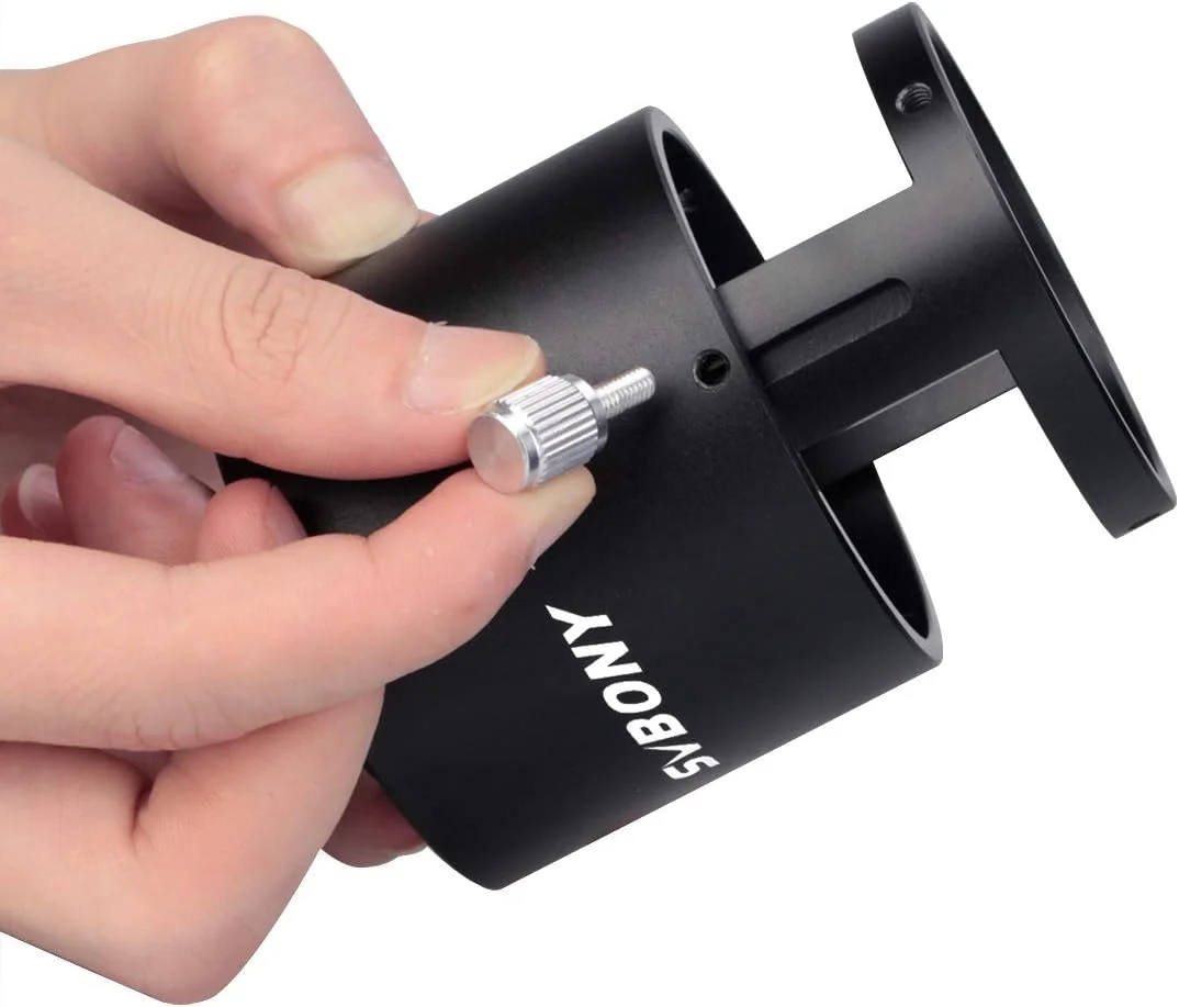 آداپتور دوربین شکاری SVBONY SV123 برای اتصال دوربین به دوربین شکاری، مناسب برای دوربین شکاری SV46 و قطر خارجی چشمی 49 تا 58 میلیمتر آداپتور دوربین شکاری SVBONY SV123 برای اتصال دوربین به دوربین شکاری، مناسب برای دوربین شکاری SV46 و قطر خارجی چشمی 49 تا 58 میلیمتر