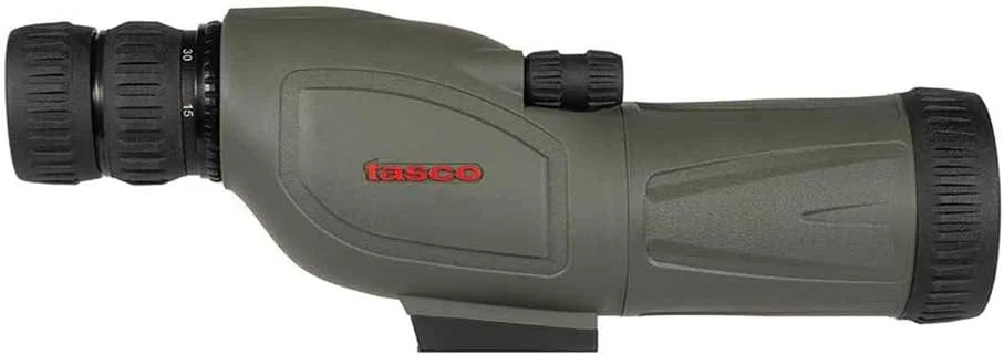 تلسکوپ دیدبانی تاسکو 15-45x50 با قابلیت زوم و چشمی، جمع و جور با دید مستقیم، رنگ سبز مدل TS154550
