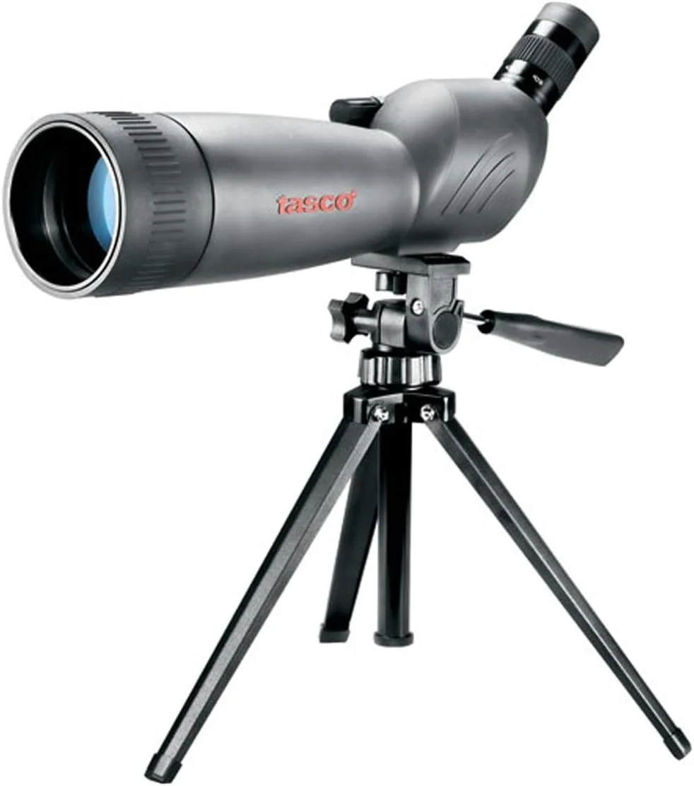تلسکوپ دیدبانی Tasco World Class 20-60x 80mm با زاویه 45 درجه و سه پایه