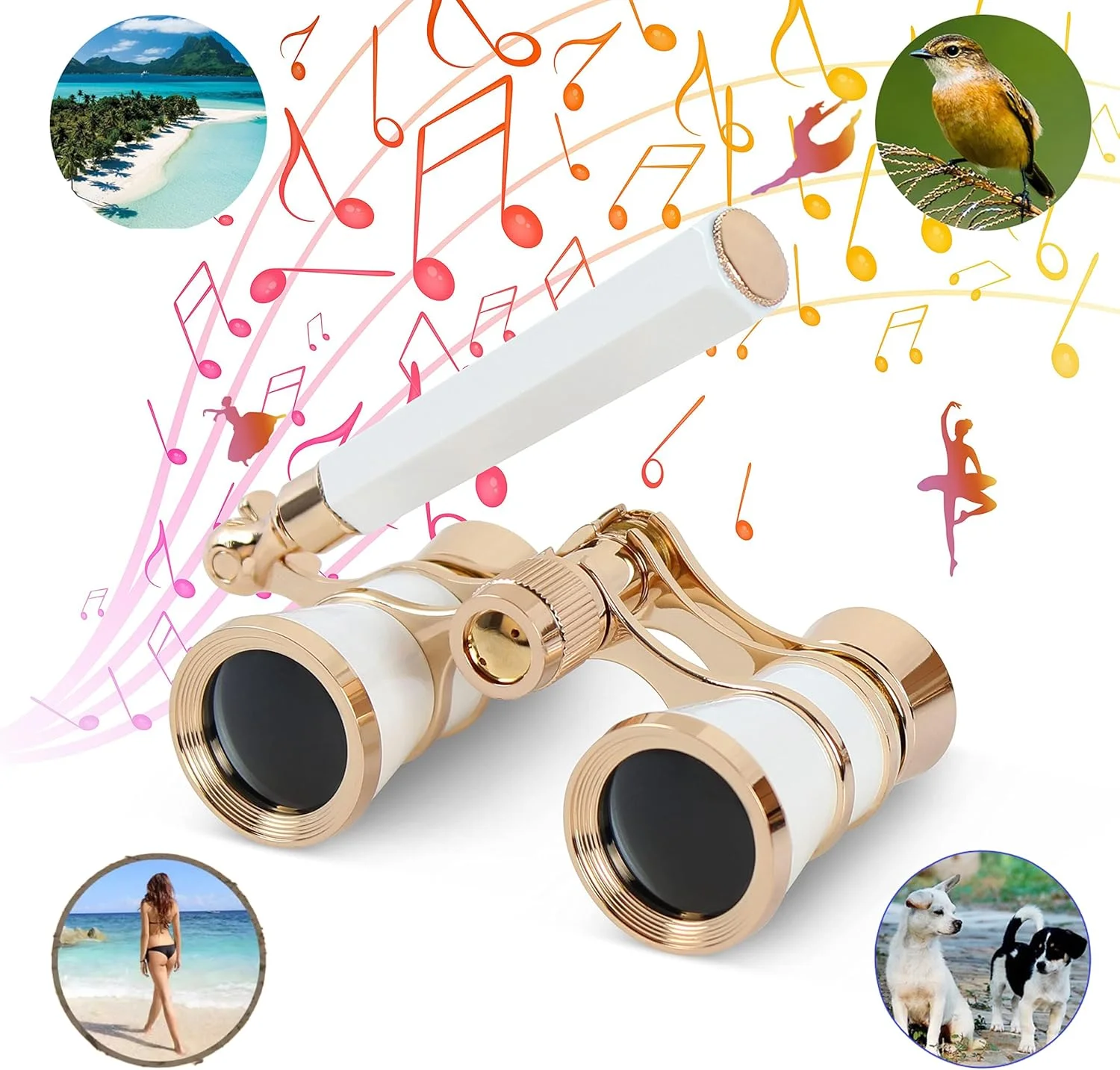 دوربین تئاتر Yourelexit® مدل Opera، 3X25، دوربین دوچشمی تئاتری، اپتیکال BK9، مینی، جمع و جور، سبک وزن، دسته تاشو قابل تنظیم داخلی، وینتیج، برای بزرگسالان، کودکان و زنان در کنسرت موسیقی و سینما