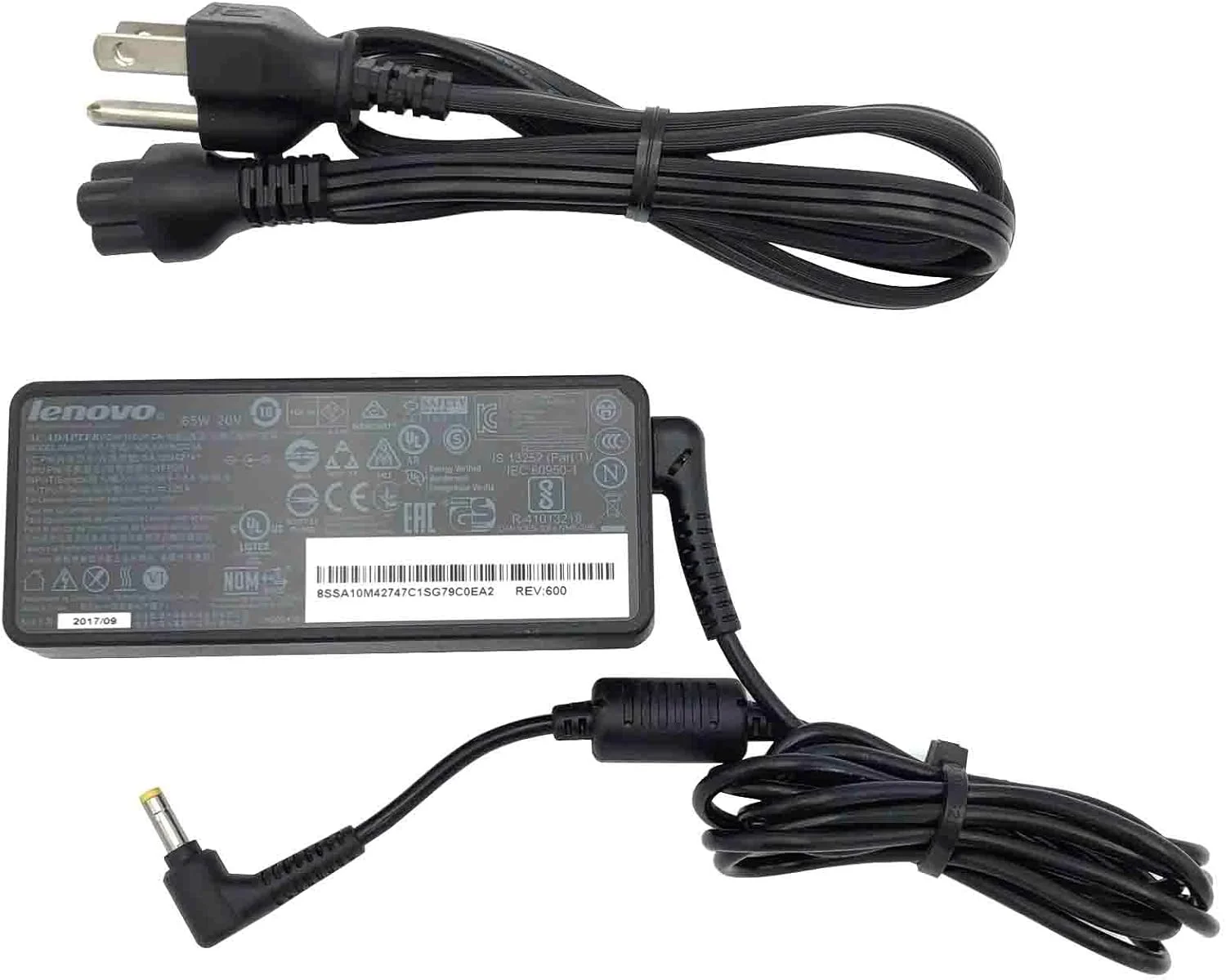 منبع تغذیه اصلی لنوو ADLX65NCC3A SA10M42747، آداپتور شارژر 65 وات 20 ولت 3.25 آمپر با کانکتور 4.0x1.7 میلی متر