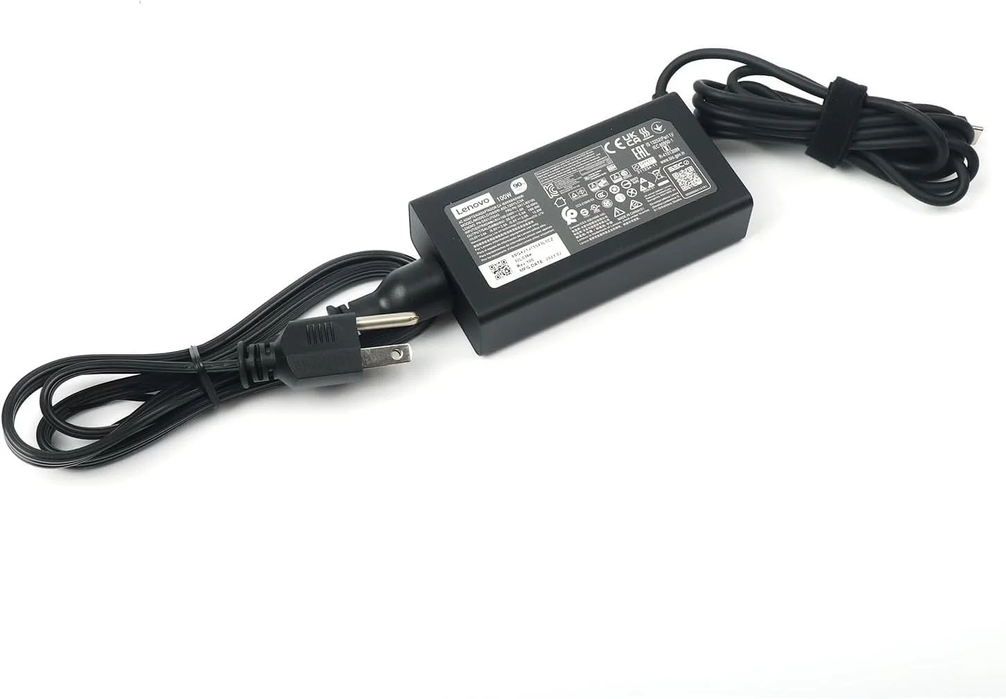 آداپتور شارژر اصلی 100 وات USB C لنوو 20V 5A مدل های ADL100YLC3A, GX21J75543, SA11J62105, Lenovo Miix 720, Yoga 910, Yoga 720 13″, Lenovo Yoga 910-13IKB 80VF Touch