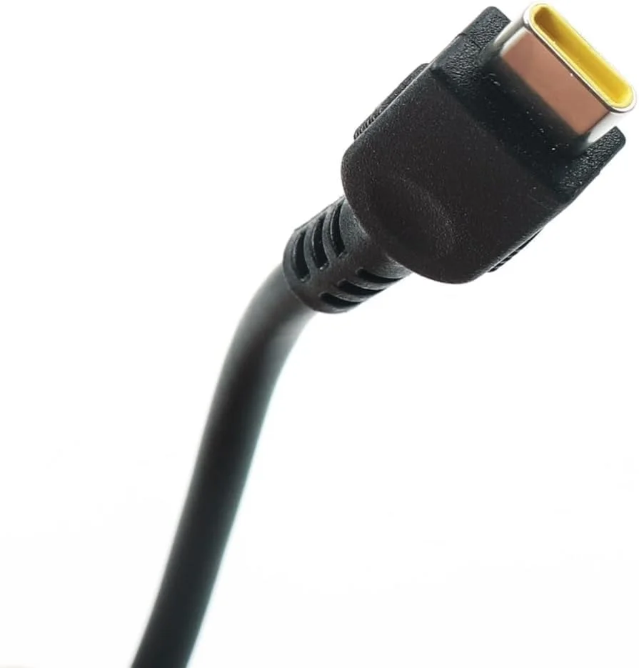 آداپتور شارژر اصلی 100 وات USB C لنوو 20V 5A مدل های ADL100YLC3A, GX21J75543, SA11J62105, Lenovo Miix 720, Yoga 910, Yoga 720 13″, Lenovo Yoga 910-13IKB 80VF Touch