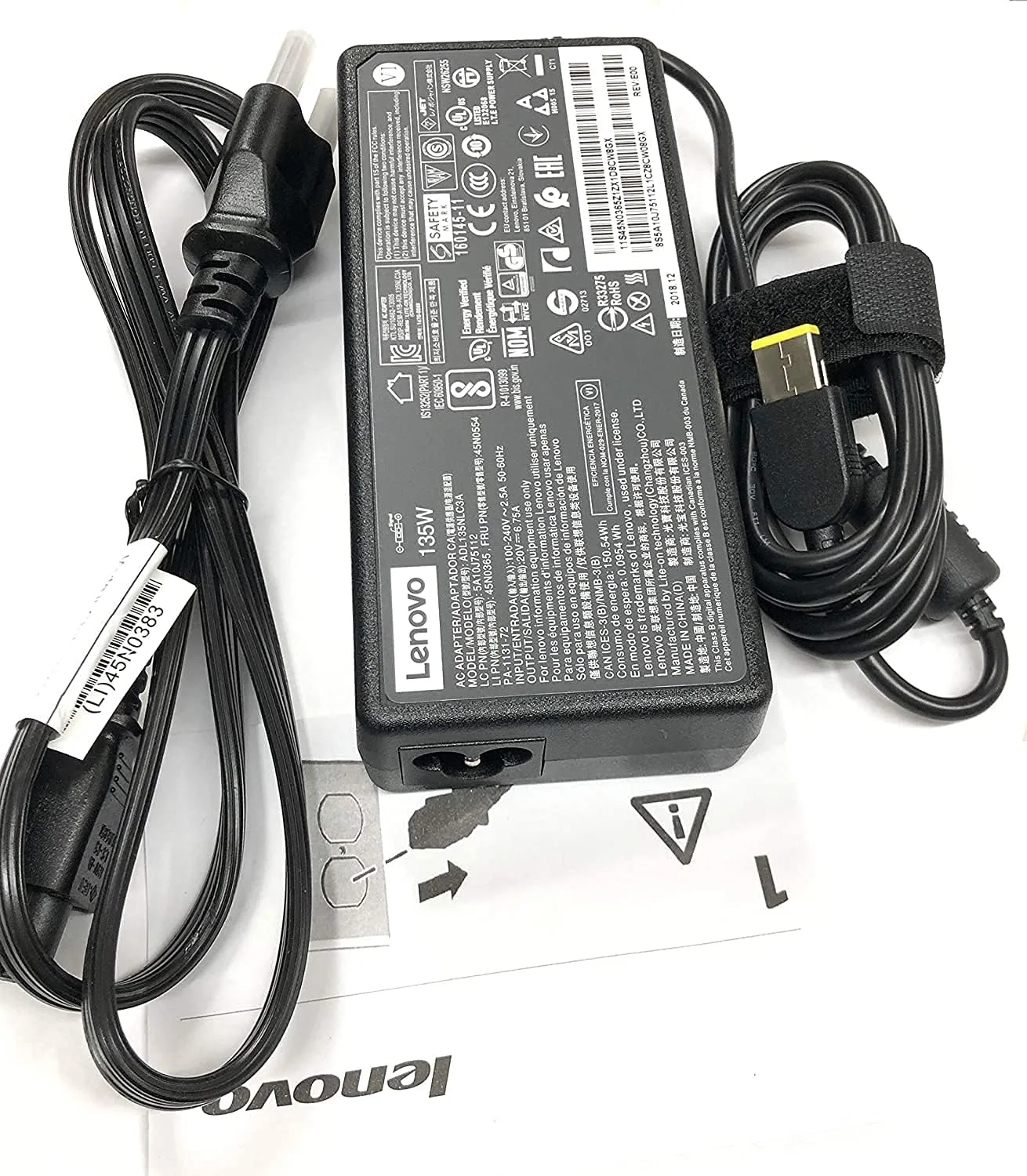 آداپتور AC لنوو 20V 6.7A 135W Slim Tip برای لنوو Ideapad Z710 Ideapad Y50-70 Thinkpad t440p t450p t460p t530 t540 t540p t560 w510 ADL135NDC3A آداپتور AC لنوو 20V 6.7A 135W Slim Tip برای لنوو Ideapad Z710 Ideapad Y50-70 Thinkpad t440p t450p t460p t530 t540 t540p t560 w510 ADL135NDC3A