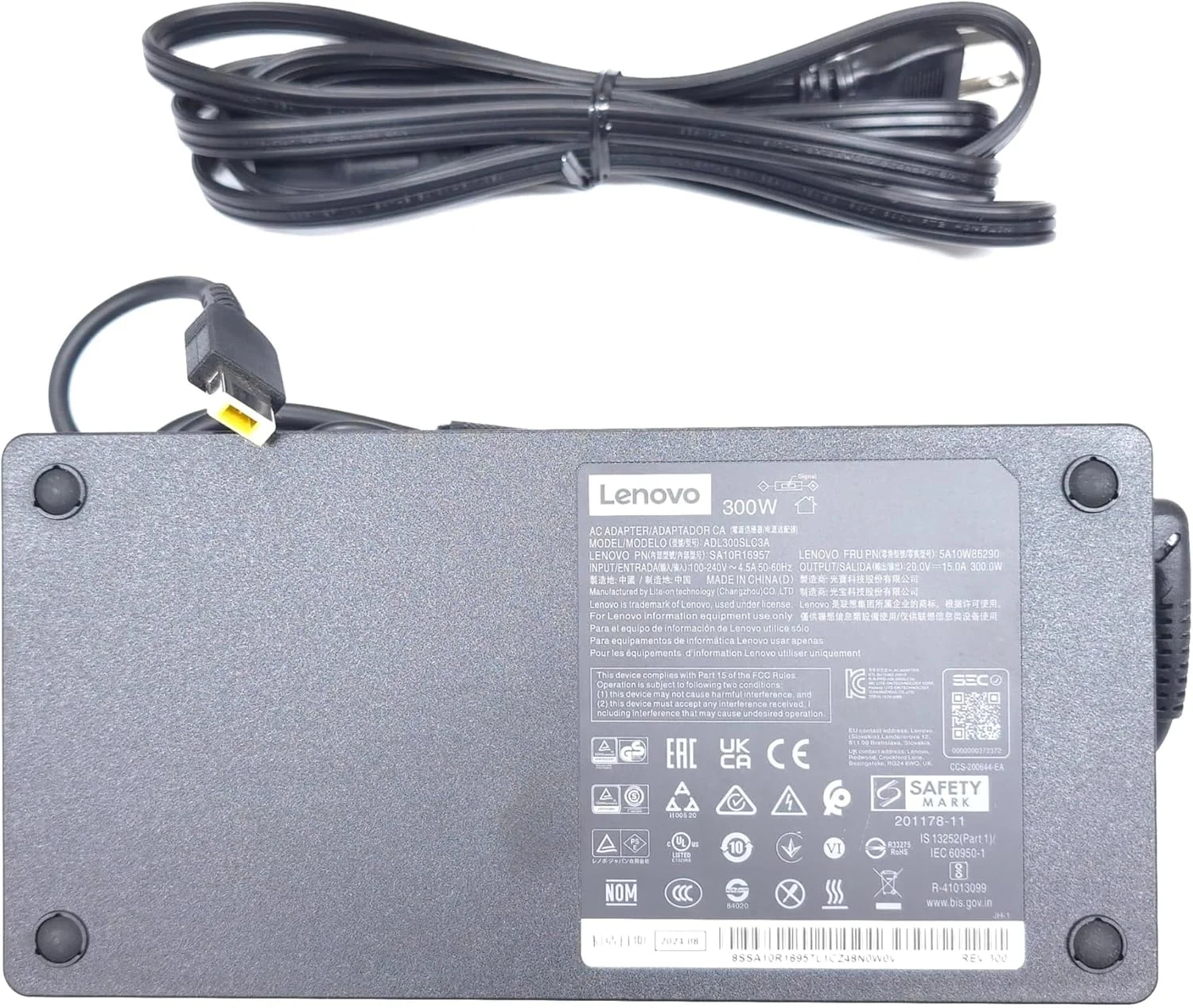 آداپتور باریک 300 واتی لنوو (UL)