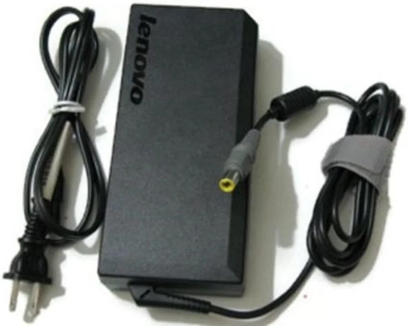 آداپتور AC جایگزین 170 واتی لنوو IBM برای ThinkPad W530 - شارژر لپ تاپ - مشکی - 20 ولت 8.5 آمپر 170 وات - اتصال دهنده DC بشکه ای اختصاصی - شامل سیم برق ایالات متحده