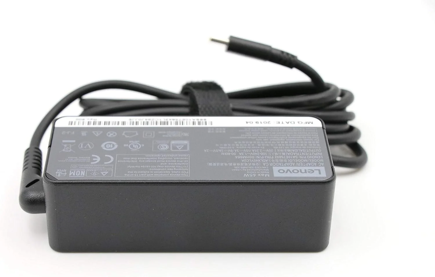 آداپتور AC لنوو 45 وات USB-C، مشکی، برای لپ تاپ/تبلت Thinkpad مدل 4X20M26252 آداپتور AC لنوو 45 وات USB-C، مشکی، برای لپ تاپ/تبلت Thinkpad مدل 4X20M26252