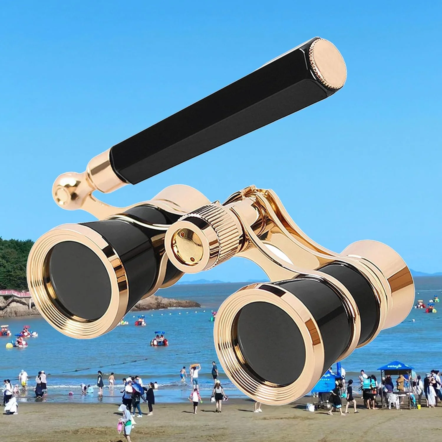 دوربین تئاتر Yourelexit®، 3X25، دوربین دوچشمی تئاتری، اپتیکال BK9، کوچک و سبک وزن، دسته تاشو قابل تنظیم، سبک قدیمی، مناسب بزرگسالان، کودکان و بانوان برای کنسرت موسیقی و سینما