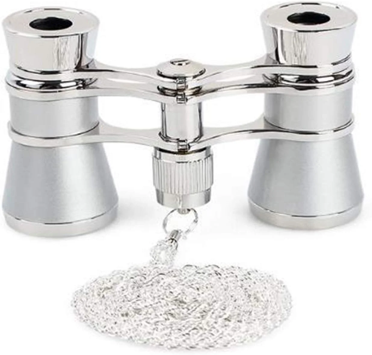 دوربین تئاتر فلزی تاشو کلاسیک با زنجیر، لنز اپتیکال، طراحی رترو، هدیه زنانه برای رصد نجومی - مشکی (نقره ای) دوربین تئاتر فلزی تاشو کلاسیک با زنجیر، لنز اپتیکال، طراحی رترو، هدیه زنانه برای رصد نجومی - مشکی (نقره ای)