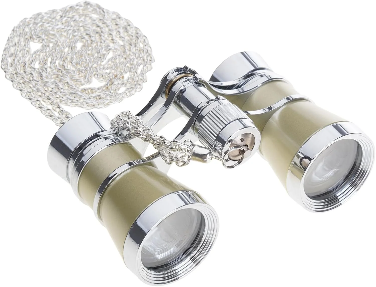 دوربین تئاتر فلزی زنانه دخترانه با زنجیر، دوربین کوچک قابل حمل