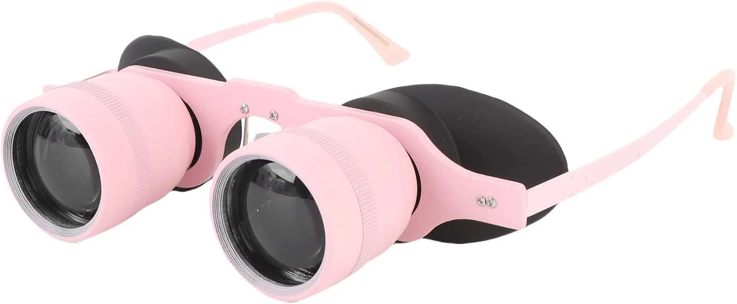 دوربین چشمی دوچشمی Sanpyl برای ماهیگیری، دوربین اپرایی با بزرگنمایی 10 برابر HD برای تماشای پرندگان، کنسرت های ورزشی، تئاتر، با پوشش چشم مسدود کننده نور 360 درجه