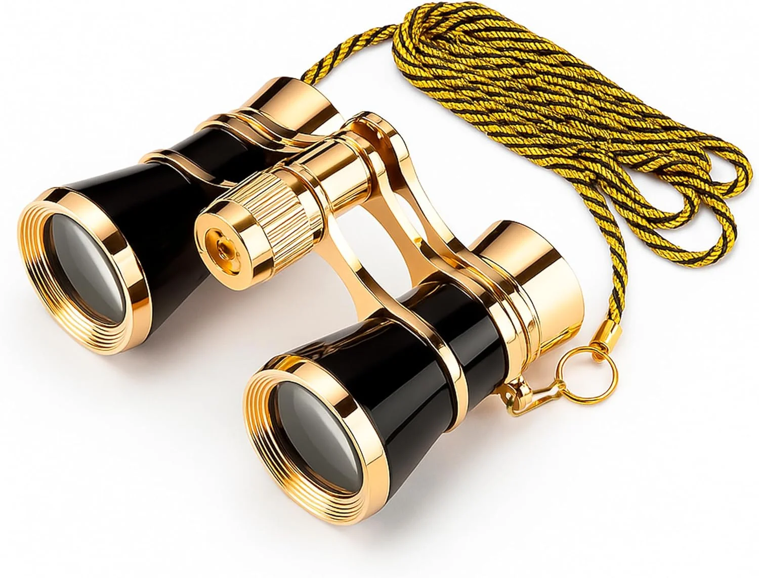 دوربین تئاتر HQRP 3x25، مشکی با تزیین طلایی و زنجیر گردنبند، مناسب کنسرت موسیقی، رویدادهای ورزشی و غیره برای بزرگسالان، کودکان و بانوان دوربین تئاتر HQRP 3x25، مشکی با تزیین طلایی و زنجیر گردنبند، مناسب کنسرت موسیقی، رویدادهای ورزشی و غیره برای بزرگسالان، کودکان و بانوان