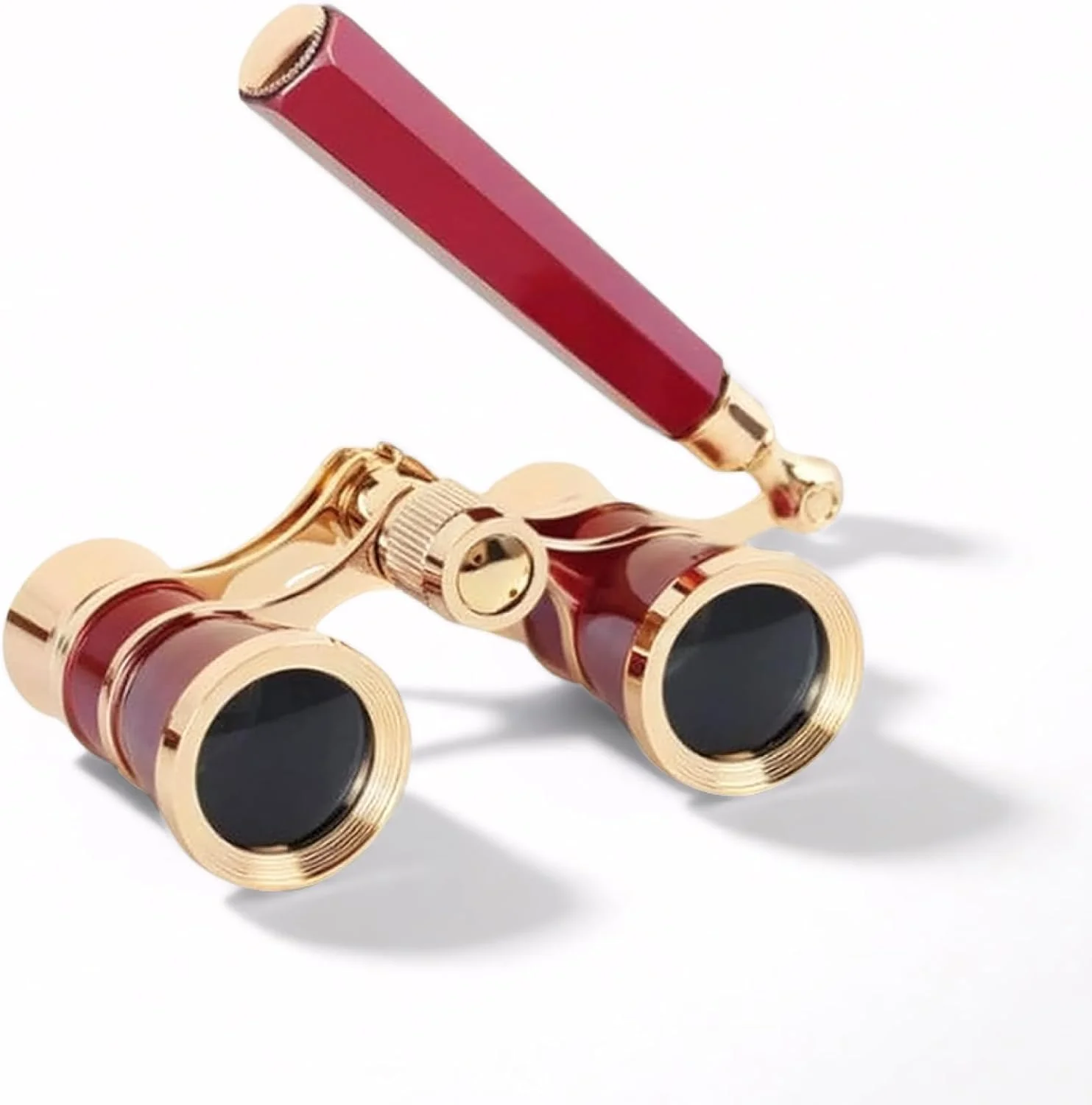 دوربین تئاتر 3X25 با دسته تاشو برای بزرگسالان، کودکان و بانوان، دوربین کوچک و قابل حمل برای تئاتر و کنسرت (قرمز با دسته) دوربین تئاتر 3X25 با دسته تاشو برای بزرگسالان، کودکان و بانوان، دوربین کوچک و قابل حمل برای تئاتر و کنسرت (قرمز با دسته)