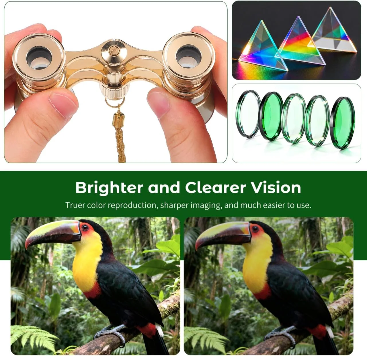 دوربین تئاتر iplusmile با زنجیر فلزی، دوربین دوچشمی 3x25، دوربین تئاتر قدیمی برای بزرگسالان، زنان و کودکان برای کنسرت های موسیقی، سالن های اپرا و سینما