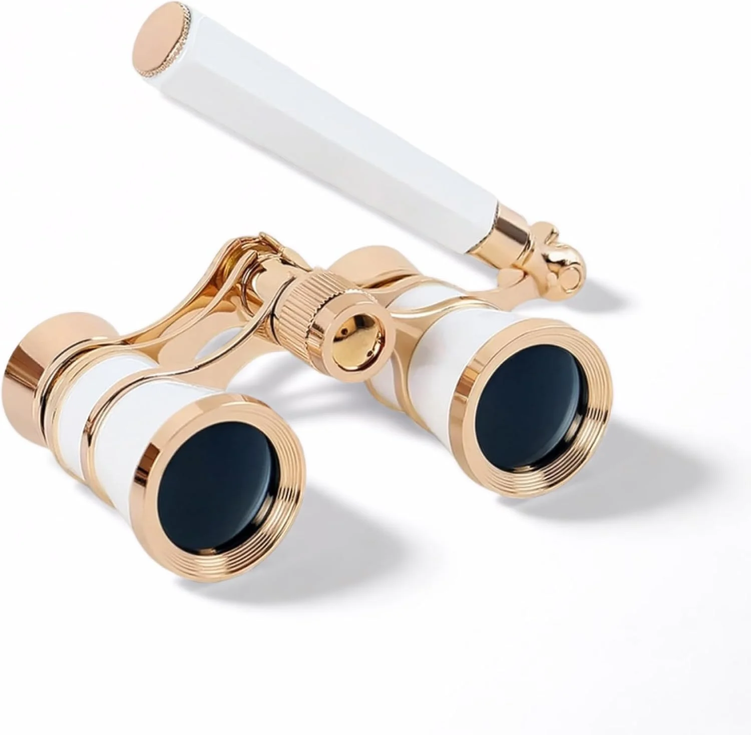 دوربین تئاتر 3X25 با دسته تاشو برای بزرگسالان، کودکان و بانوان، دوربین کوچک و قابل حمل برای تئاتر و کنسرت (سفید با دسته) دوربین تئاتر 3X25 با دسته تاشو برای بزرگسالان، کودکان و بانوان، دوربین کوچک و قابل حمل برای تئاتر و کنسرت (سفید با دسته)