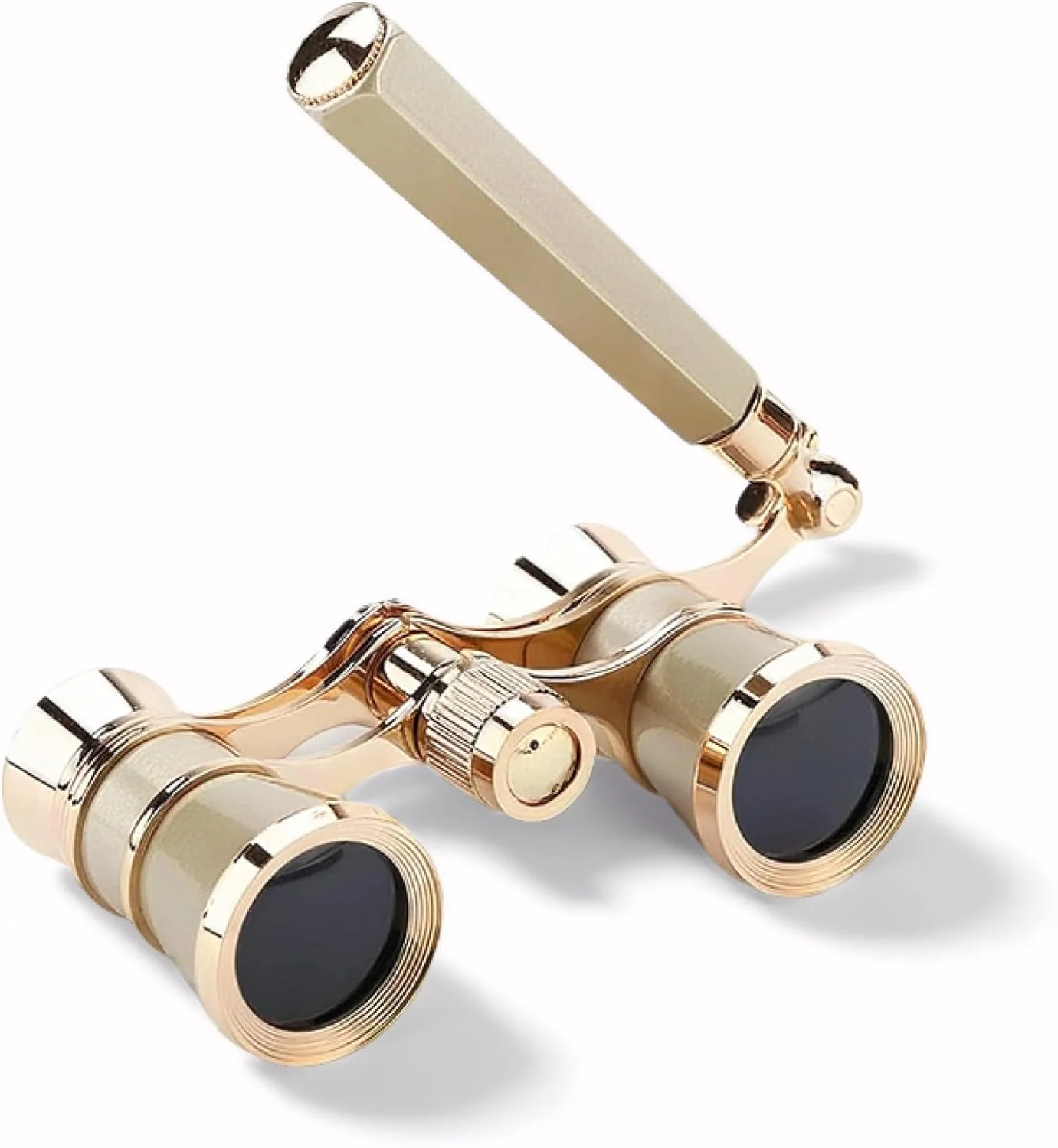 دوربین تئاتر 3X25 با دسته تاشو برای بزرگسالان، کودکان و بانوان، دوربین کوچک و قابل حمل برای تئاتر و کنسرت (طلایی با دسته) دوربین تئاتر 3X25 با دسته تاشو برای بزرگسالان، کودکان و بانوان، دوربین کوچک و قابل حمل برای تئاتر و کنسرت (طلایی با دسته)