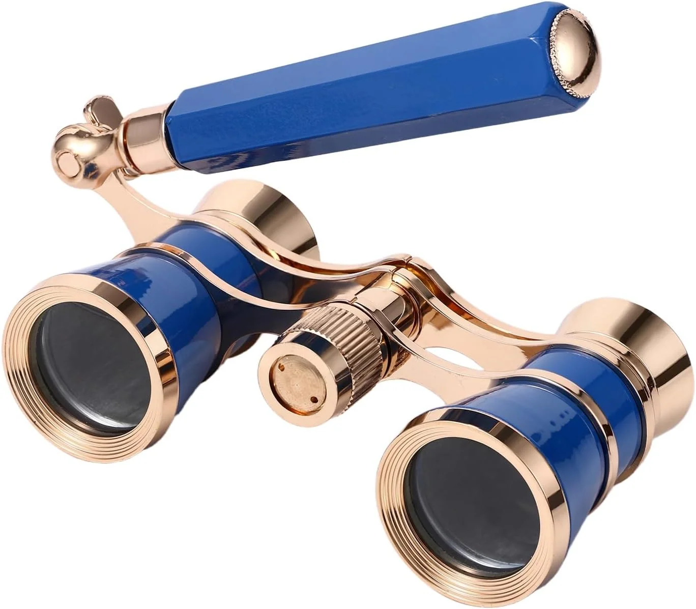 دوربین تئاتر آرونسنت 3x25 با دسته: دوربین تئاتر فلزی جمع و جور - آبی