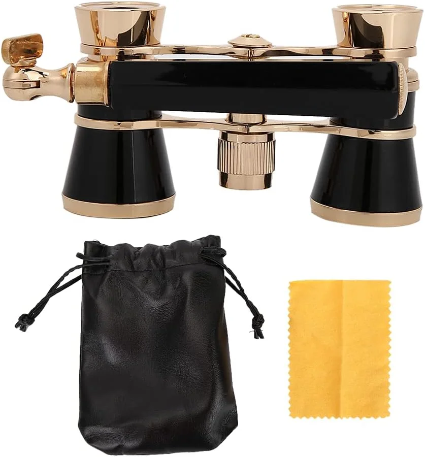 دوربین تئاتر، دوربین شکاری اپرا 3X25 تلسکوپ قابل حمل برای زنان، دختران و کودکان (مشکی) دوربین تئاتر، دوربین شکاری اپرا 3X25 تلسکوپ قابل حمل برای زنان، دختران و کودکان (مشکی)