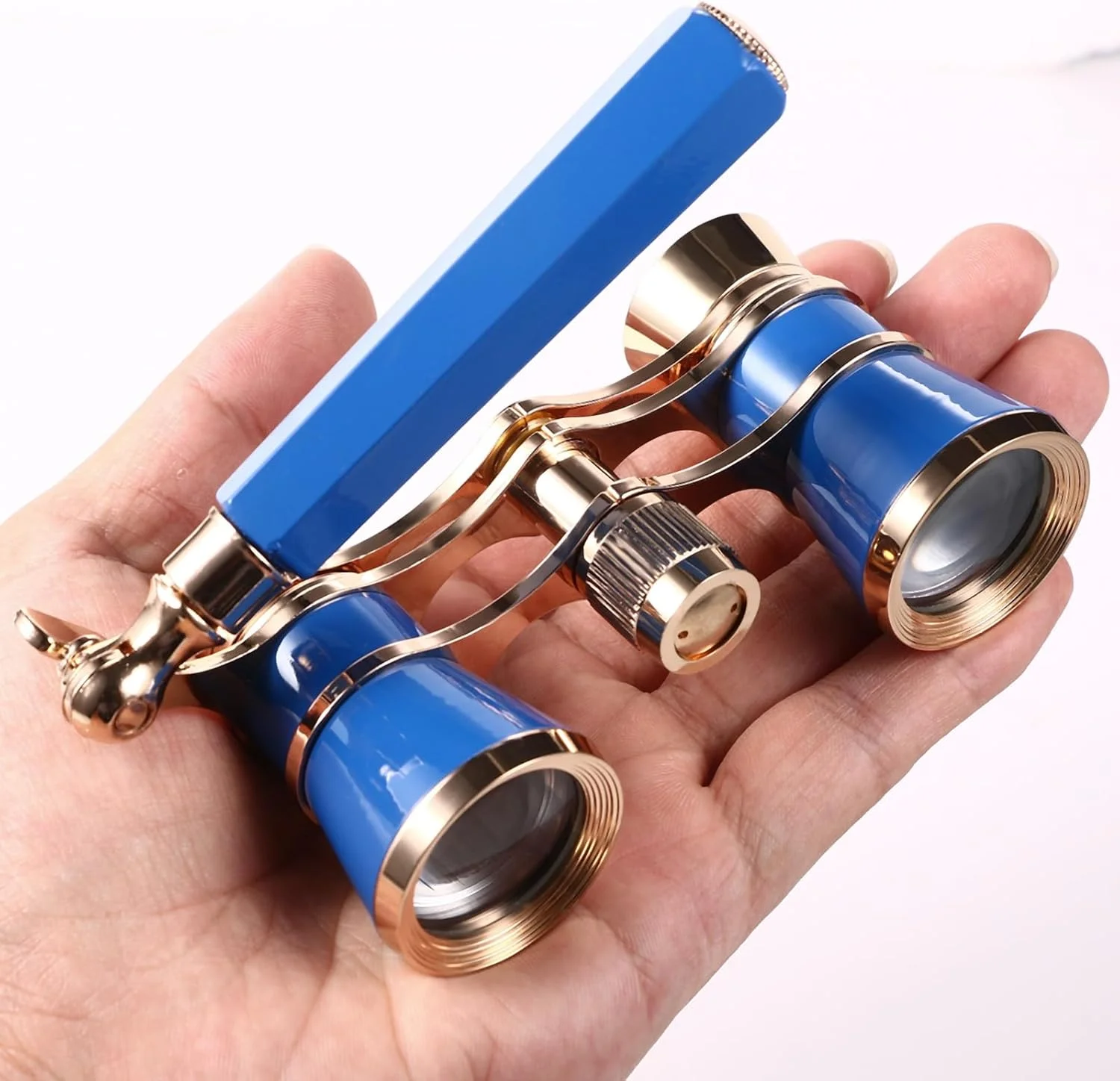 دوربین تئاتر آرونسنت 3x25 با دسته: دوربین تئاتر فلزی جمع و جور - آبی دوربین تئاتر آرونسنت 3x25 با دسته: دوربین تئاتر فلزی جمع و جور - آبی