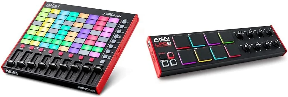 آکای پروفشنال APC Mini MK2 - کنترلر پد USB MIDI و آکای پروفشنال LPD8 – کنترلر USB MIDI با 8 پد درام MPC حساس