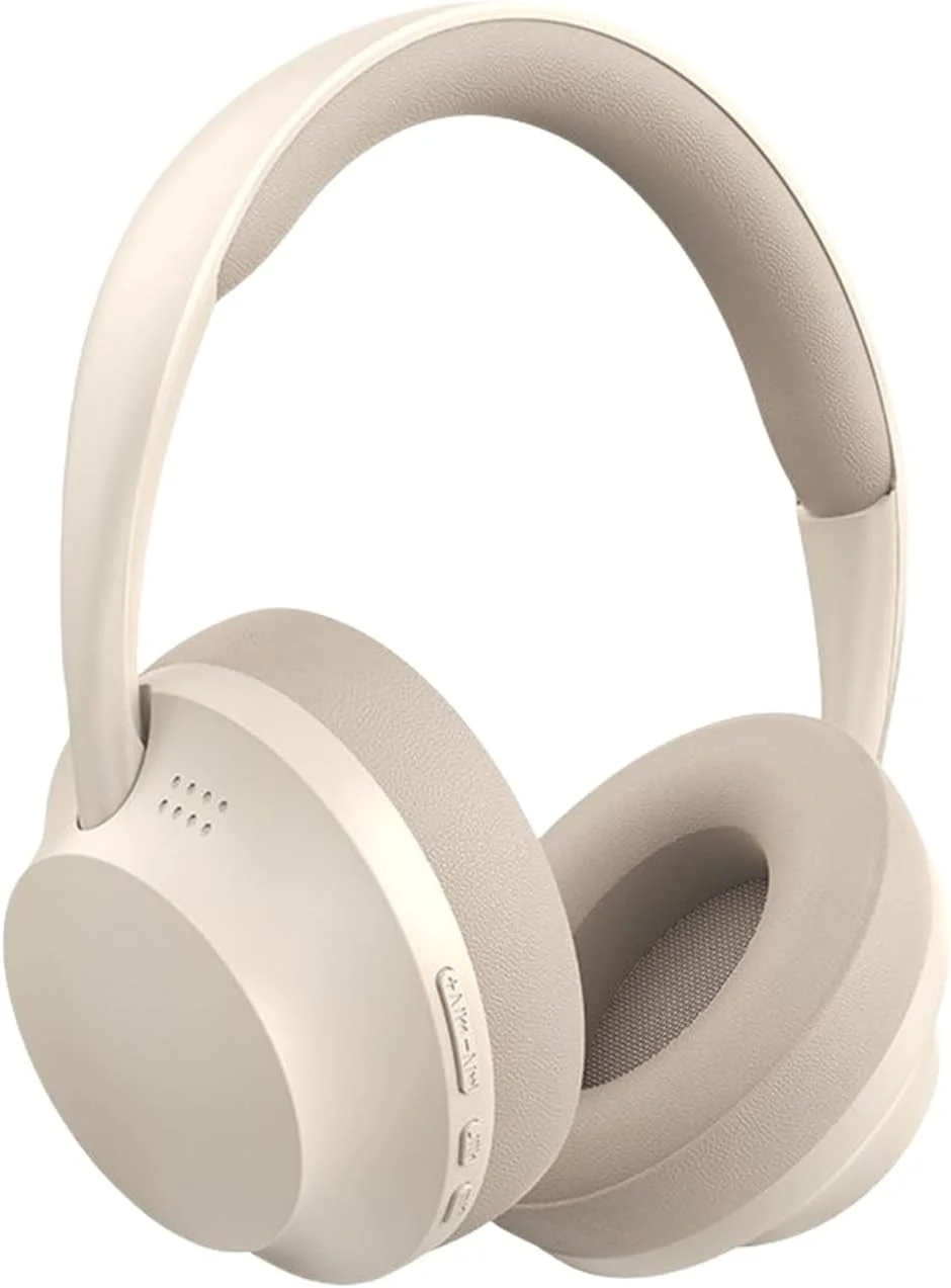 هدست بی‌سیم، هدست گیمینگ روگوشی، ABS، استقامت بالا، هدفون موسیقی استودیویی، 180 گرم، ایده آل برای نوجوانان، جوانان و بزرگسالان، مناسب برای موسیقی و گوش دادن روزانه، 20.5 x