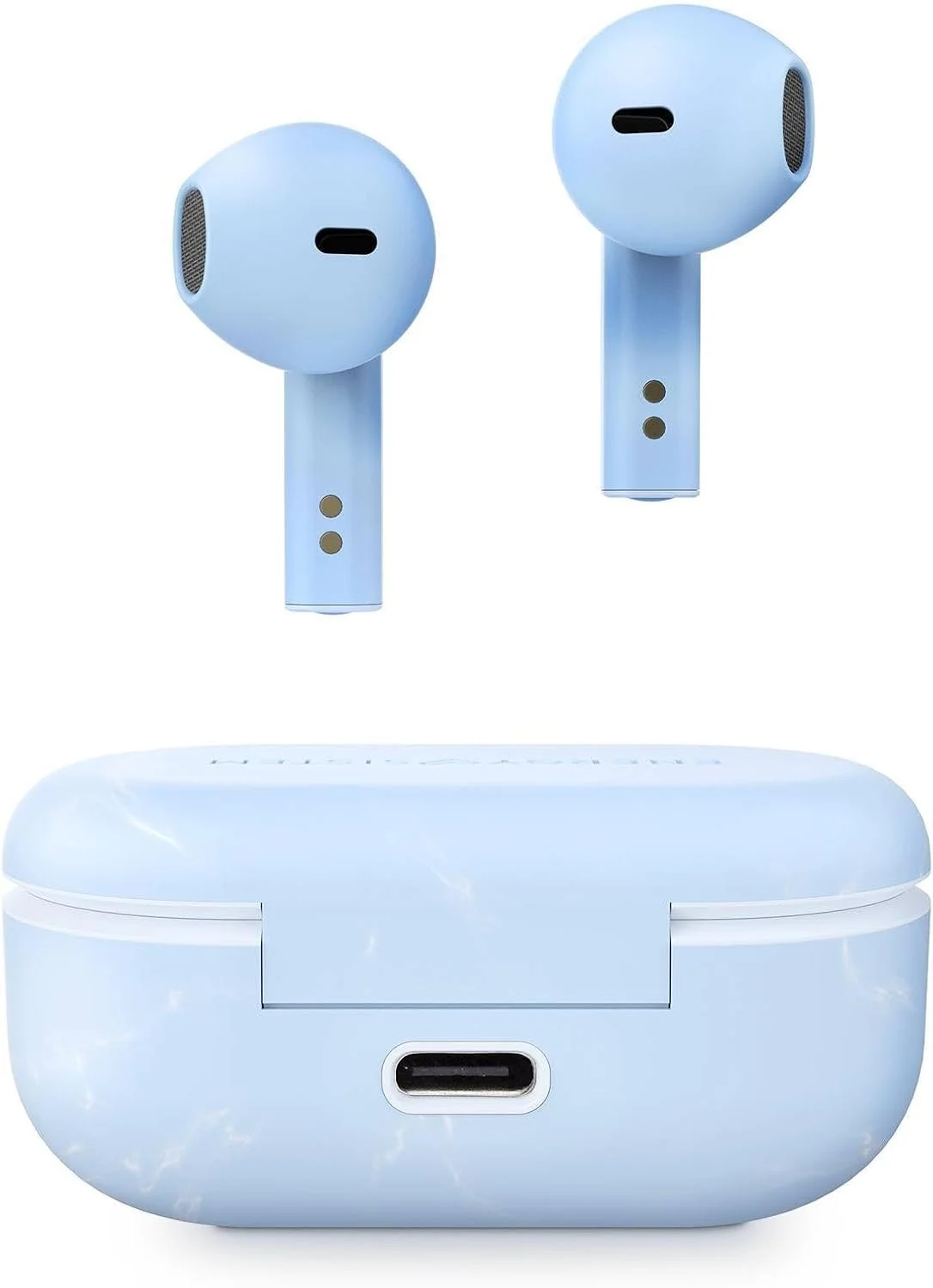 هدفون بی سیم استریو Energy Sistem Senshi Eco با پلاستیک بازیافتی (حسگر مجاورت، دستیار صوتی، 25 ساعت عمر باتری)، آبی