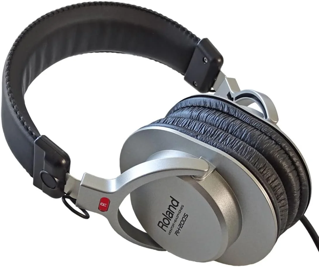 هدفون مانیتور رولند RH-200S نقره ای + نگهدارنده دیواری هدفون keepdrum هدفون مانیتور رولند RH-200S نقره ای + نگهدارنده دیواری هدفون keepdrum