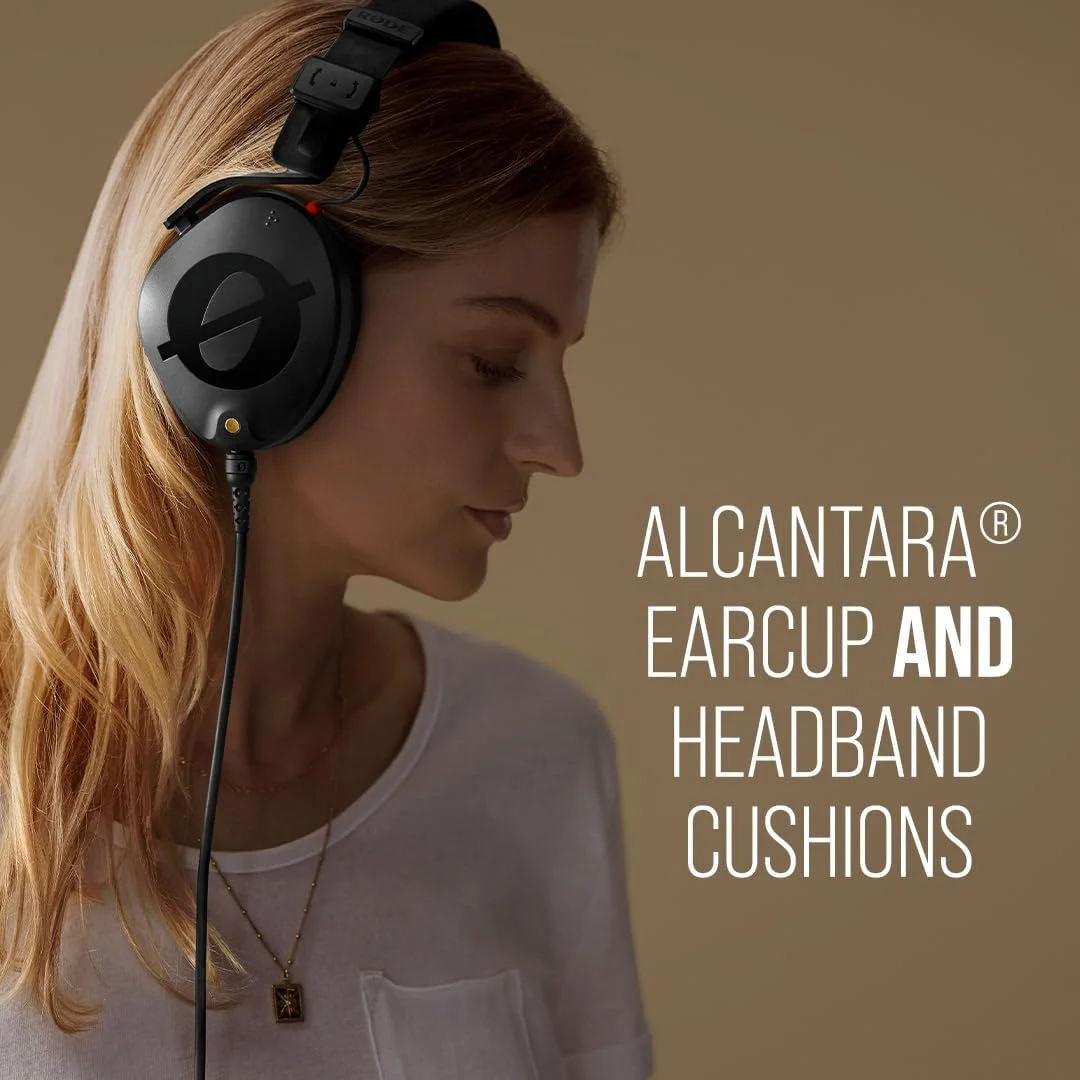 هدفون حرفه ای دور گوشی RØDE NTH-100 و ماوس بی سیم ارگونومیک Logitech MX Vertical