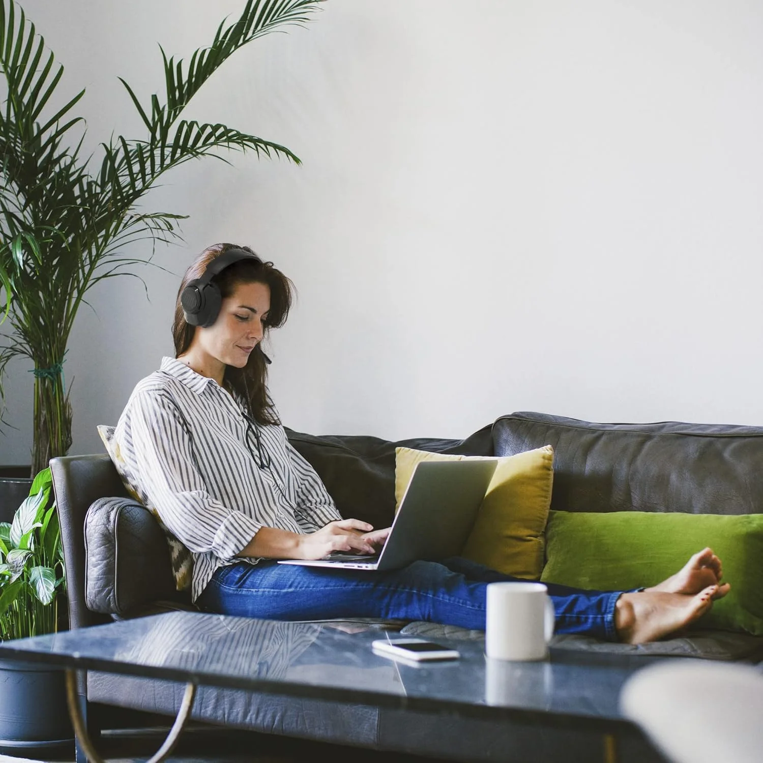 هدفون روگوشی JBL WFH با میکروفون جداشدنی، مشکی