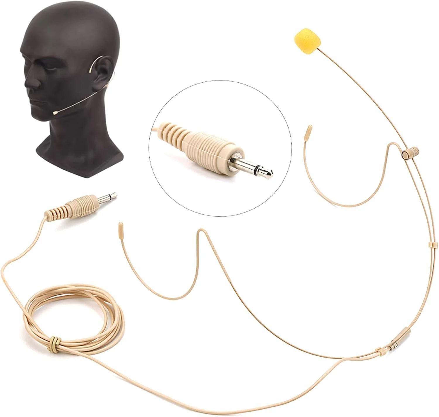 هدفون رو گوشی با میکروفون دوگانه، هدبند برای کنفرانس تئاتر زنده و پادکست