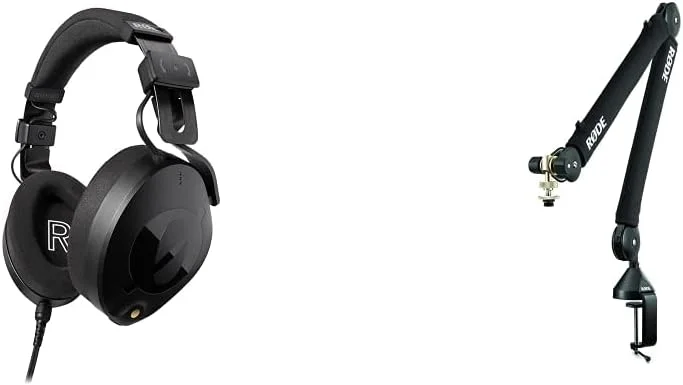 هدفون رو گوشی RØDE NTH-100 برای تولید محتوا، تولید موسیقی، (مشکی) + میکروفون کاندنسر مینی USB همه کاره NT-USB با کیفیت استودیو و نرم افزار رایگان برای ضبط ساز هدفون رو گوشی RØDE NTH-100 برای تولید محتوا، تولید موسیقی، (مشکی) + میکروفون کاندنسر مینی USB همه کاره NT-USB با کیفیت استودیو و نرم افزار رایگان برای ضبط ساز