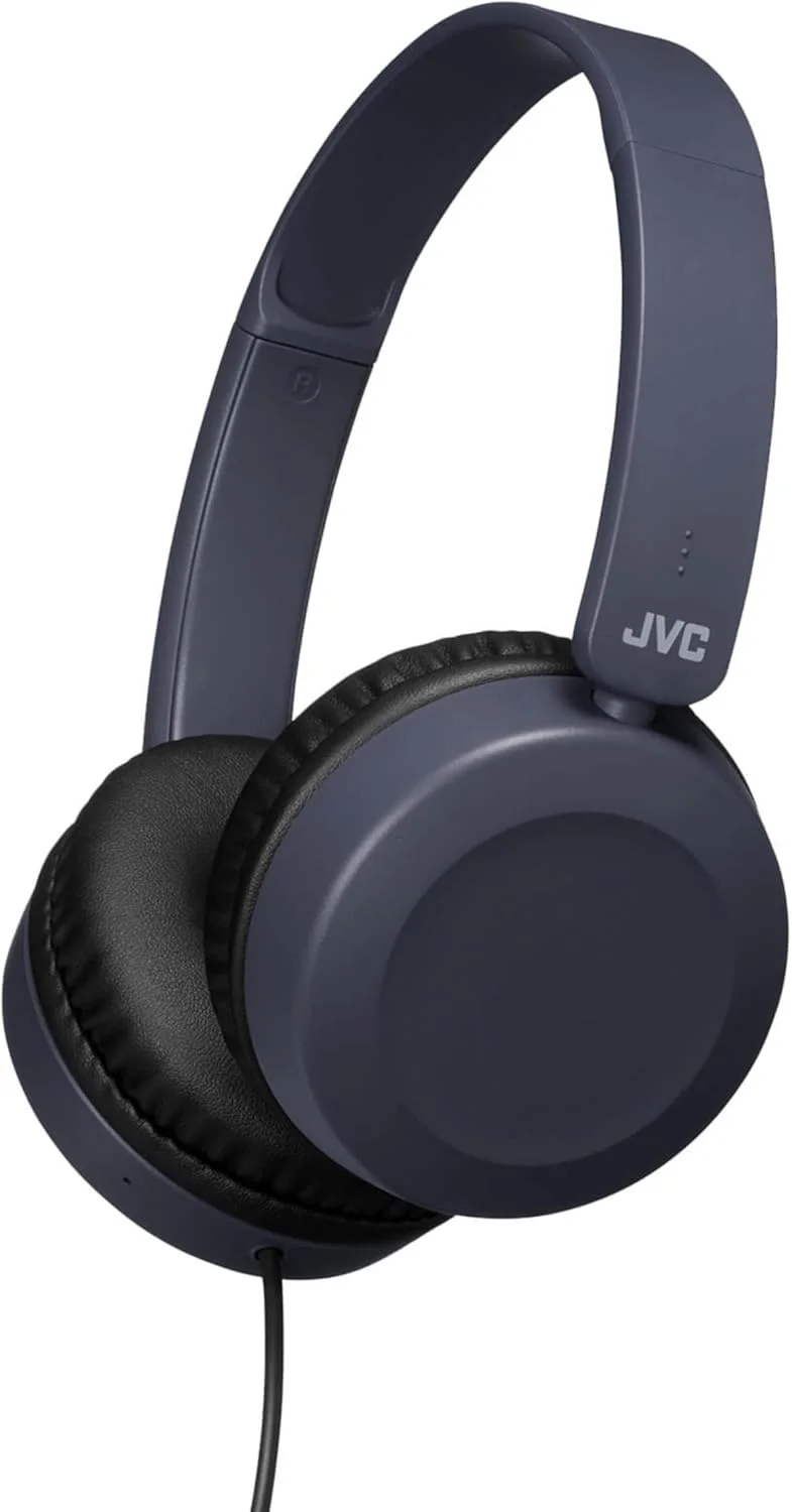هدفون و میکروفون JVC HA-S31M، دو گوشی، هدبند، آبی – هدفون و میکروفون (سیمی، هدبند، دو گوشی، روی گوشی، 10 – 26000 هرتز، آبی)