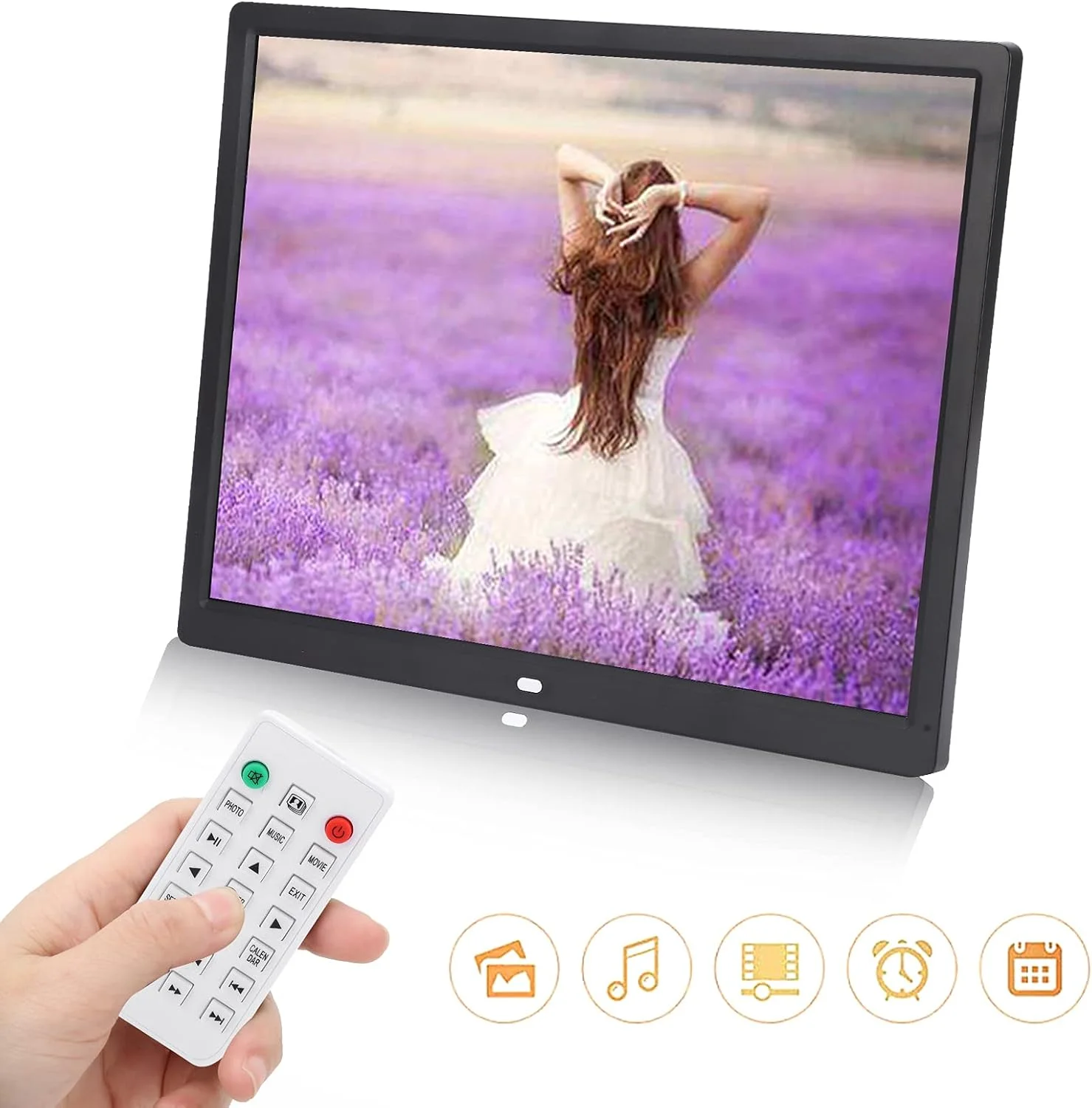 قاب عکس دیجیتال 15 اینچی Bewinner1، رزولوشن 1024x768 HD، پشتیبانی از حافظه 16 گیگابایتی، چرخش خودکار، روشنایی قابل تنظیم، راه اندازی آسان برای به اشتراک گذاری عکس (#3) قاب عکس دیجیتال 15 اینچی Bewinner1، رزولوشن 1024x768 HD، پشتیبانی از حافظه 16 گیگابایتی، چرخش خودکار، روشنایی قابل تنظیم، راه اندازی آسان برای به اشتراک گذاری عکس (#3)