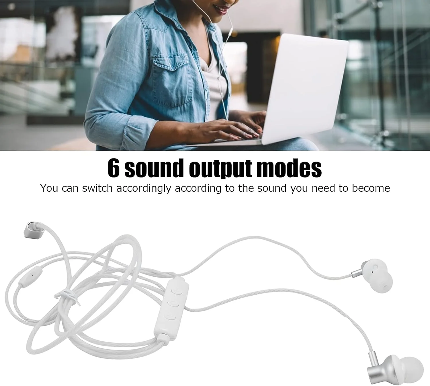 هدست تغییر صدا، هدفون سیمی داخل گوشی، هدفون قابل تبدیل صدا خانگی 8 حالته، هدفون چند منظوره برای کامپیوتر پخش زنده، هدفون تغییر صدا