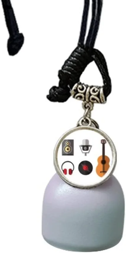 آویز تزئینی گیتار، میکروفون CD، طرح موسیقی، آویز بادی، زنگوله، آویز خودرو