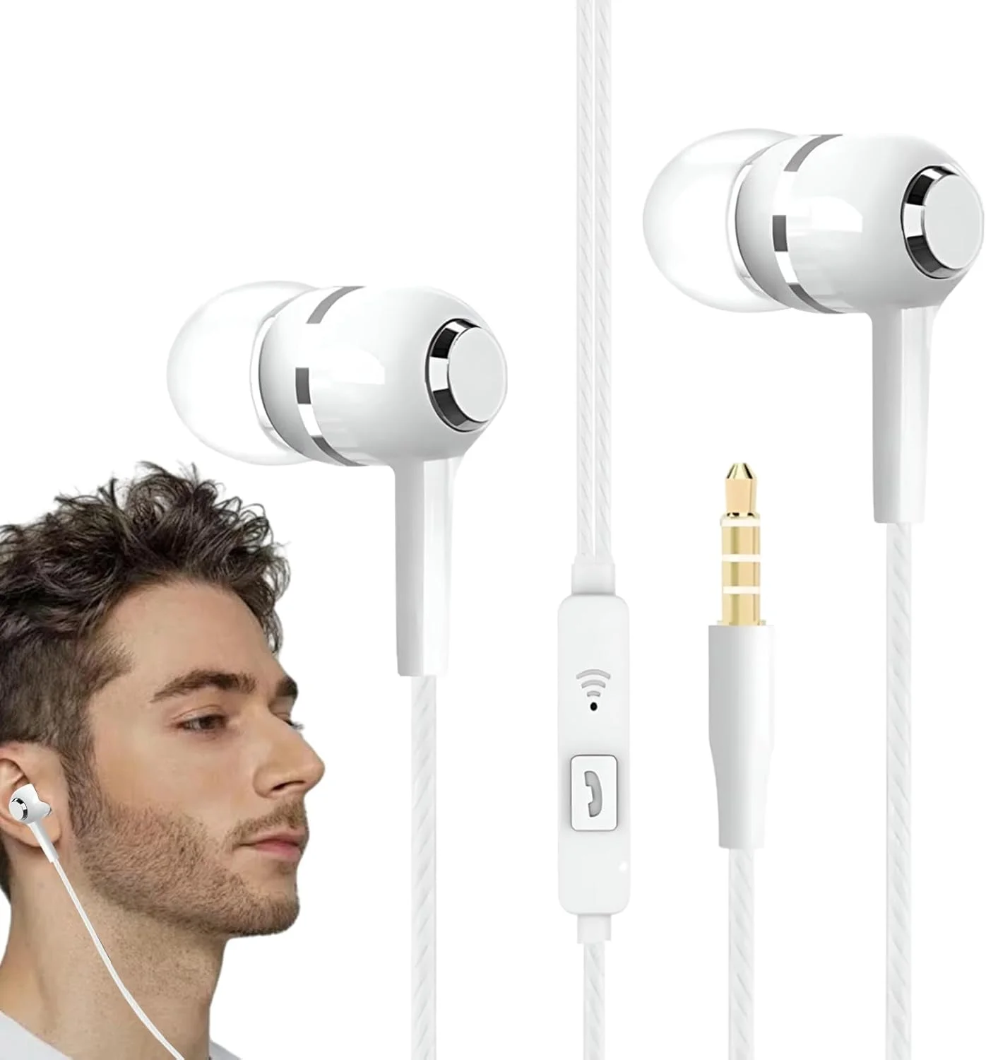 هدفون باسیم Generic مدل 3.5mm با میکروفون