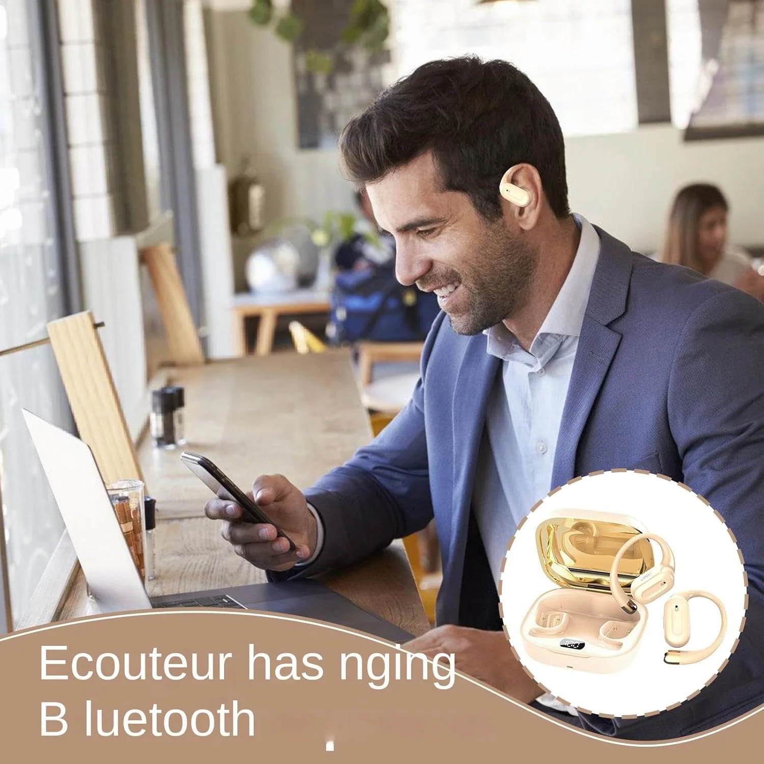 هدفونهای گوش باز بیسیم، مناسب برای ورزشهای آبی و بازی هدفونهای گوش باز بیسیم، مناسب برای ورزشهای آبی و بازی