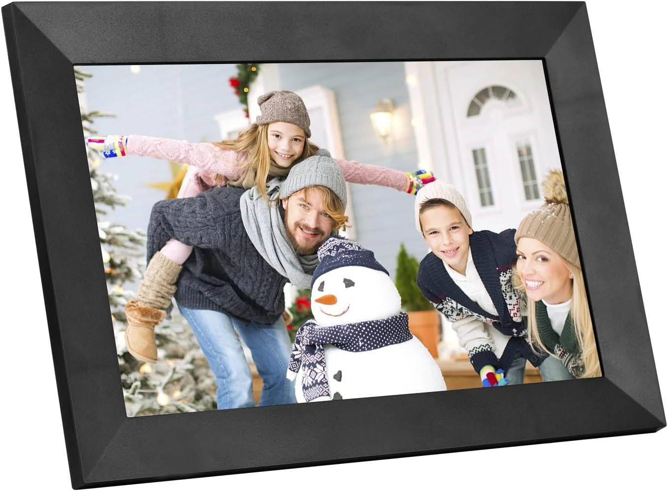 قاب عکس دیجیتال هوشمند وای فای 8 اینچی Eacam - صفحه لمسی IPS با رزولوشن 1280 * 800، ویدئو 1080P، حافظه 16 گیگابایتی، چرخش خودکار، اشتراک گذاری عکس از طریق برنامه