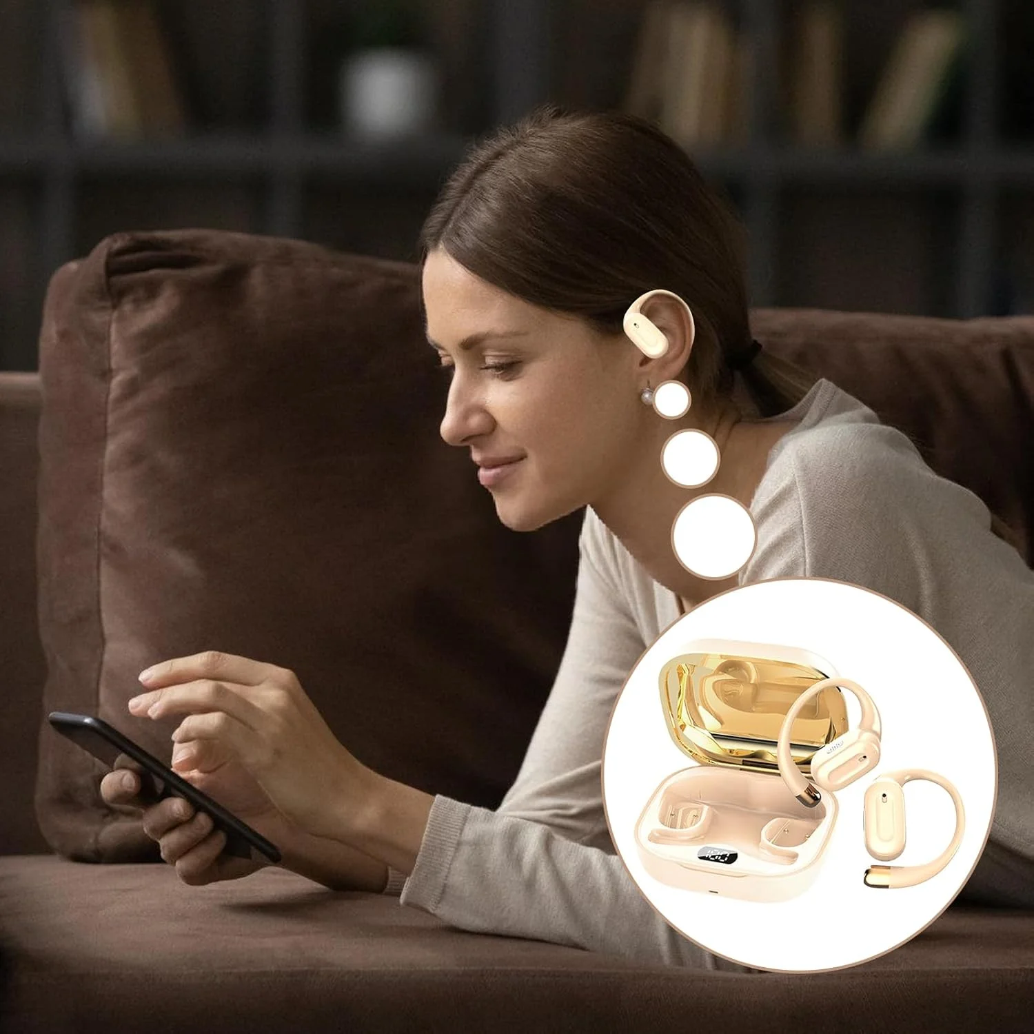 هدفون های باز بی سیم | پخش کننده های قابل حمل برای ورزش، شنا و استریم زنده هدفون های باز بی سیم | پخش کننده های قابل حمل برای ورزش، شنا و استریم زنده