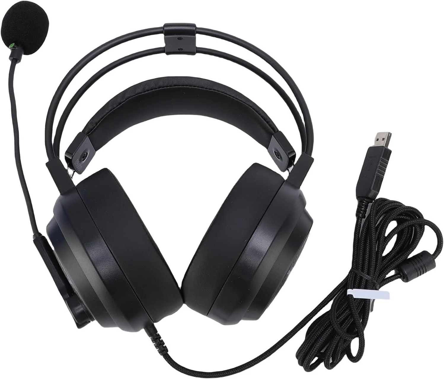 هدفون USB با کارت صدای داخلی، میکروفون حذف نویز واضح برای کار مطالعاتی، هدست USB قابل تنظیم