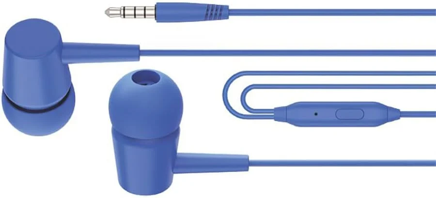 هدفون استریو خرس خنک با میکروفون، 3.5 میلی متر، آبی