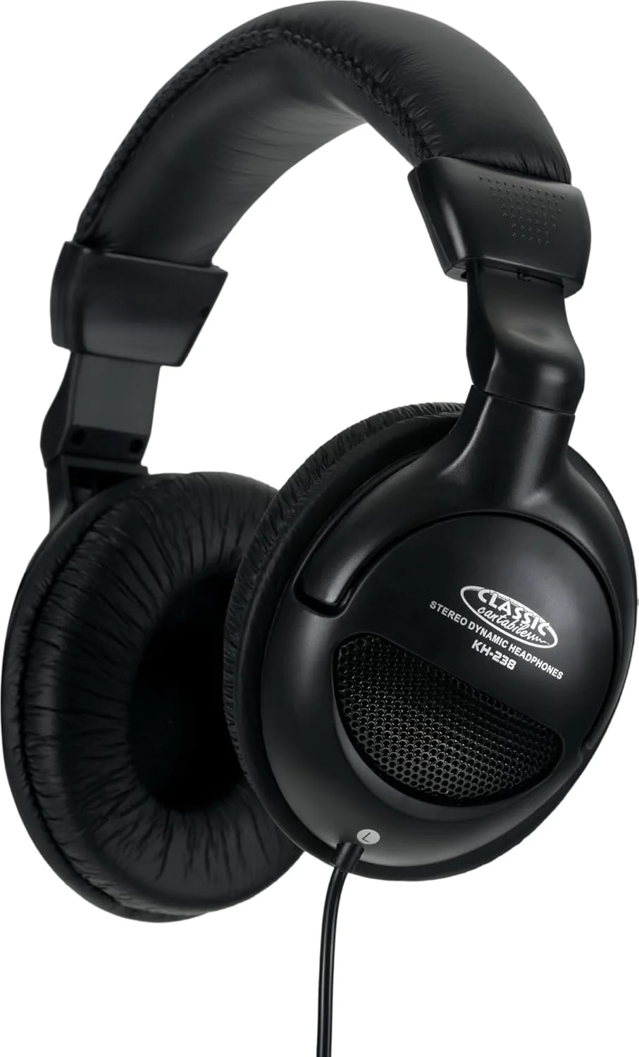 هدفون استریو کلاسیک کانتابیله KH-238 (20-20000 هرتز، کابل 4 متری، کنترل صدا، 12 مرحله قابل تنظیم، فیش های روکش طلا، مشکی)