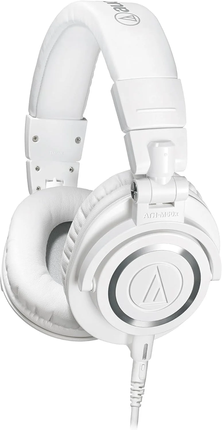هدفون مانیتورینگ حرفه ای Audio-Technica M50xWH سفید