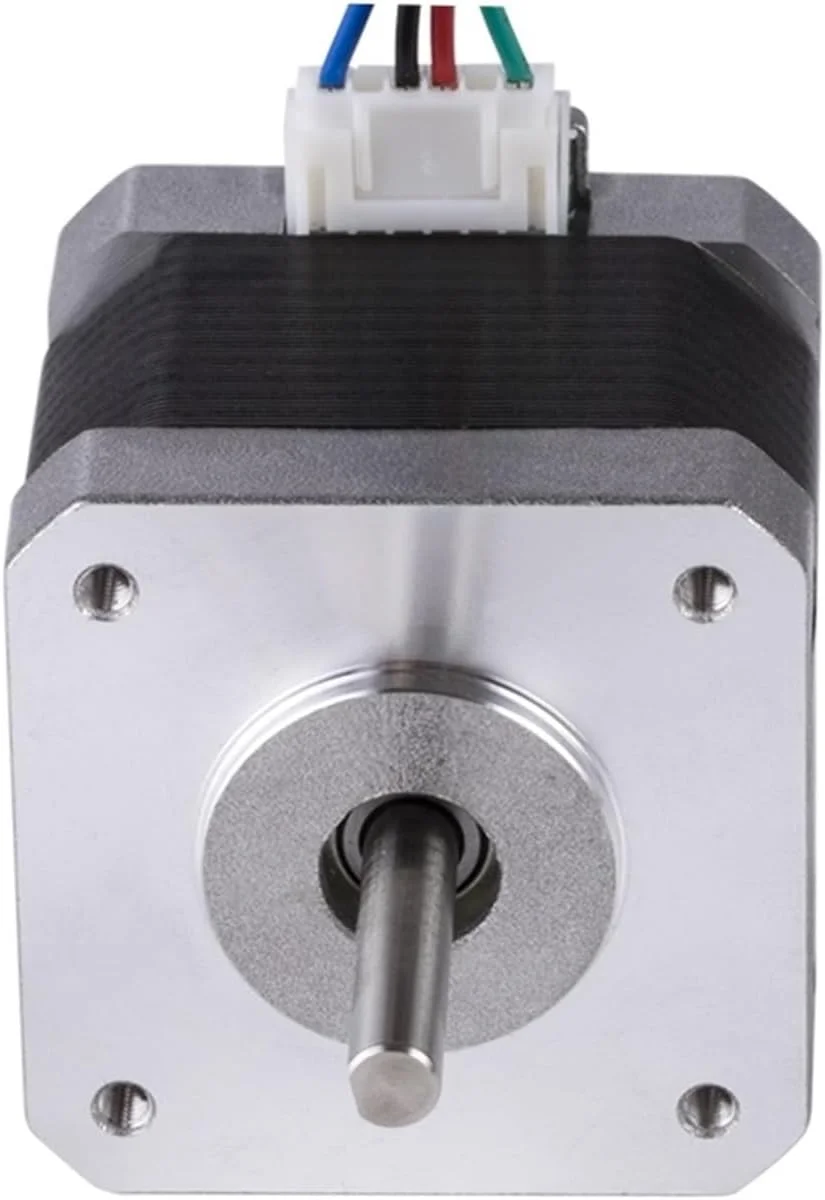موتور پله ای Nema17، 0.42N.m، 1.7 آمپر، 2 فاز، 40 میلی متر، 4 سیم برای پرینتر سه بعدی، دستگاه CNC حکاکی و فرز