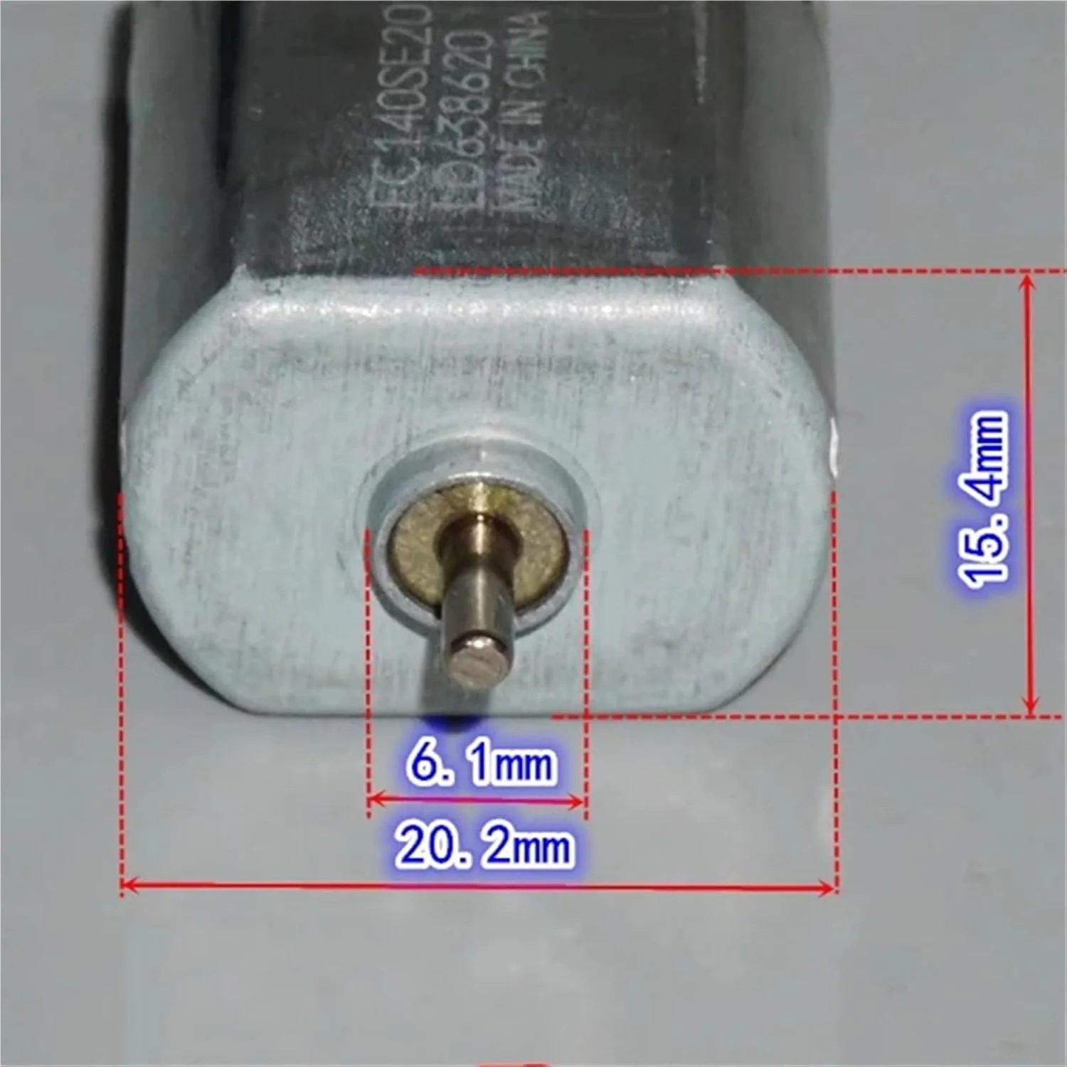 موتور DC مدل FC-140SE-20120، مینی 20 میلی‌متری، 5 تا 12 ولت، 1 عدد