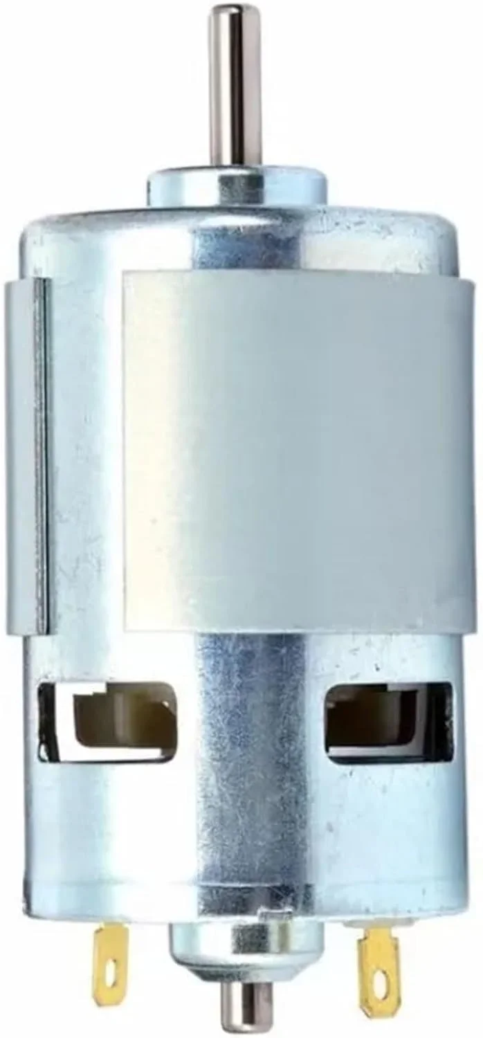 موتور DC براش 775 با سرعت 12000 دور در دقیقه برای موتور 12 ولت دستگاه حفاری، موتور ماشین چمن زنی برای تجهیزات نظارت چاپگر سه بعدی